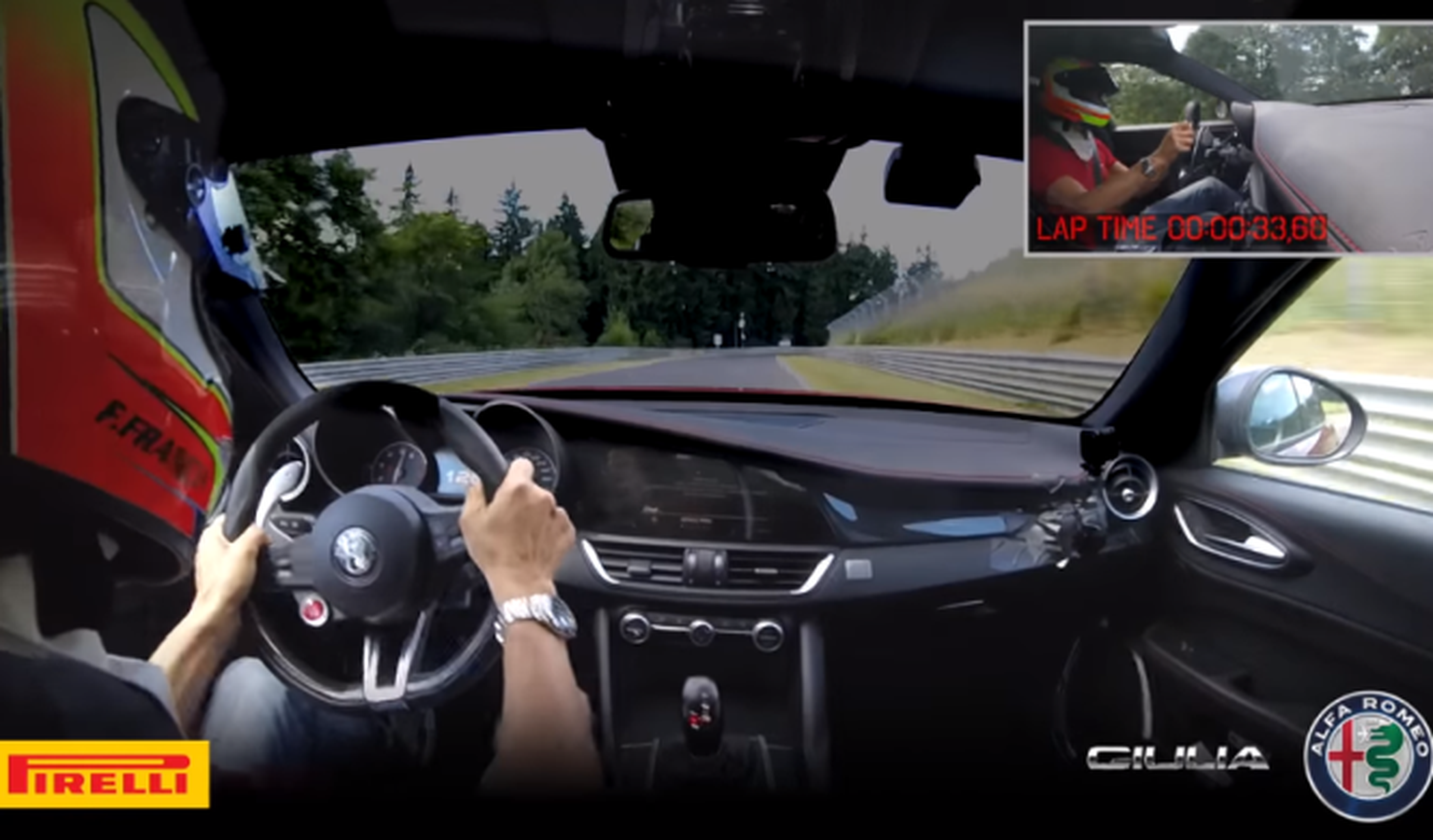Vídeo: récord en Nürburgring con el Alfa Romeo Giulia QV