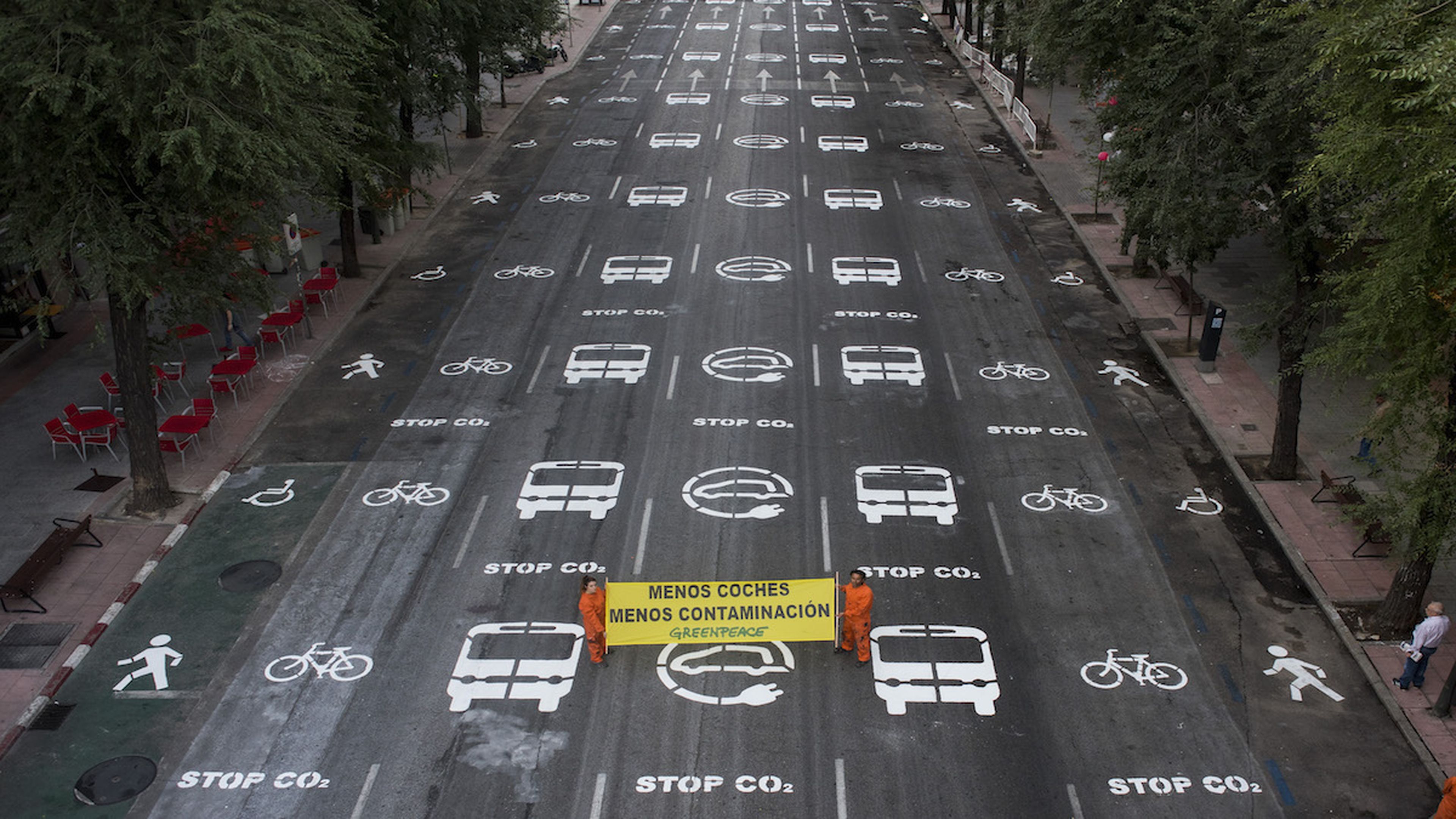 Greenpeace-Bravo-Murillo-Madrid-Día-sin-coches