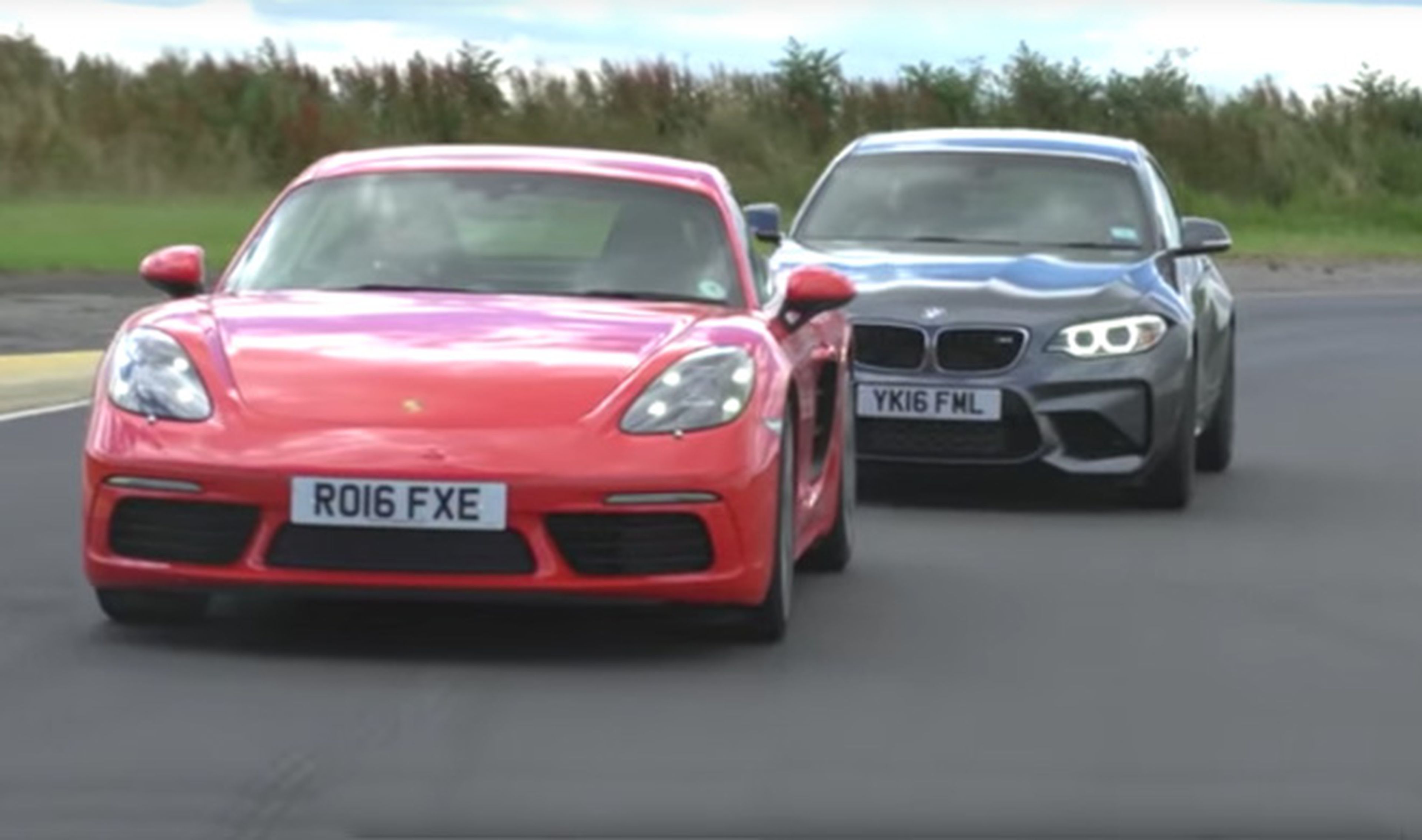 BMW M2 vs Porsche 718 Cayman S, batalla por la diversión