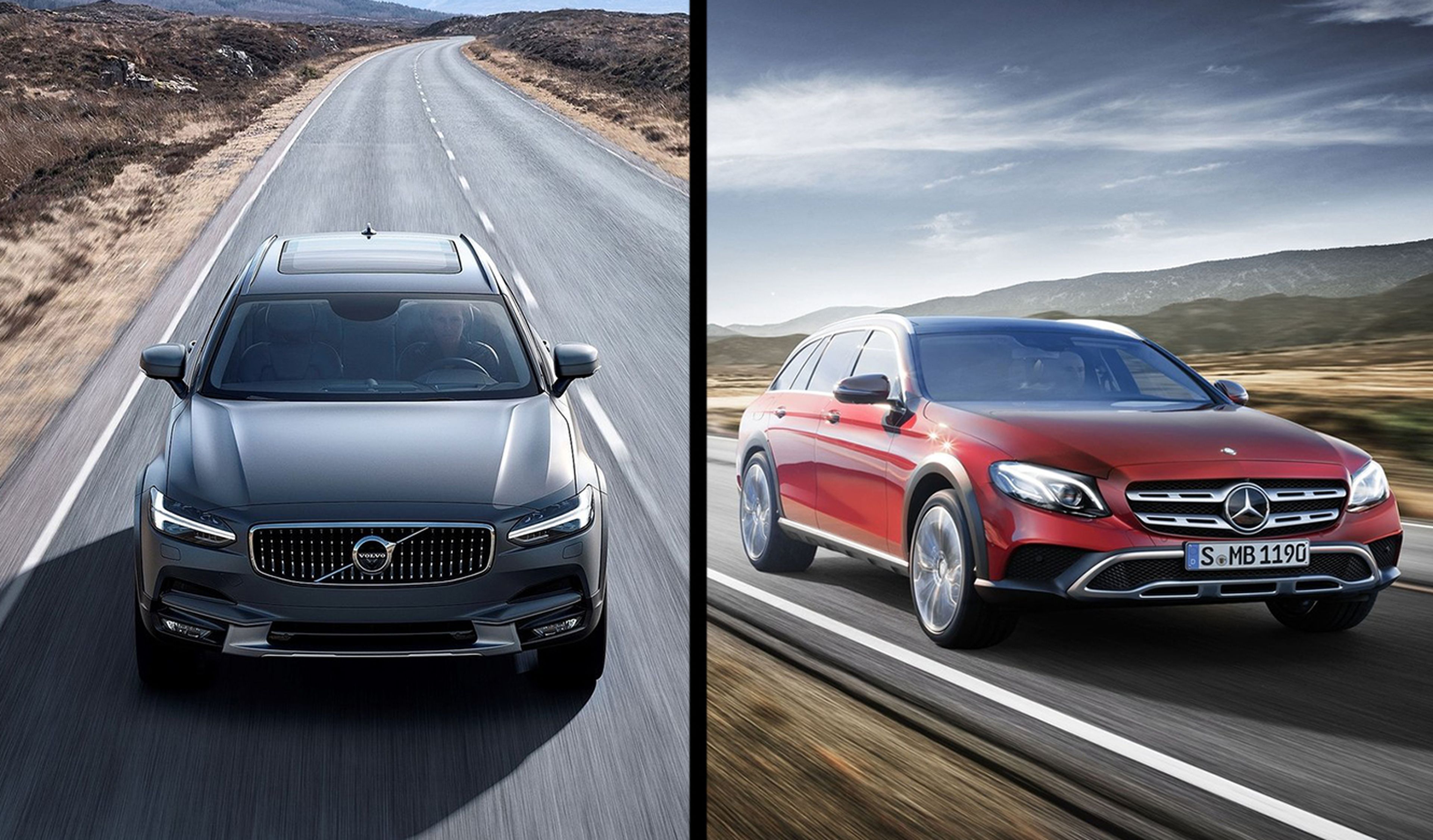 ¿Cuál es mejor, Volvo V90 CC o Mercedes E All Terrain?