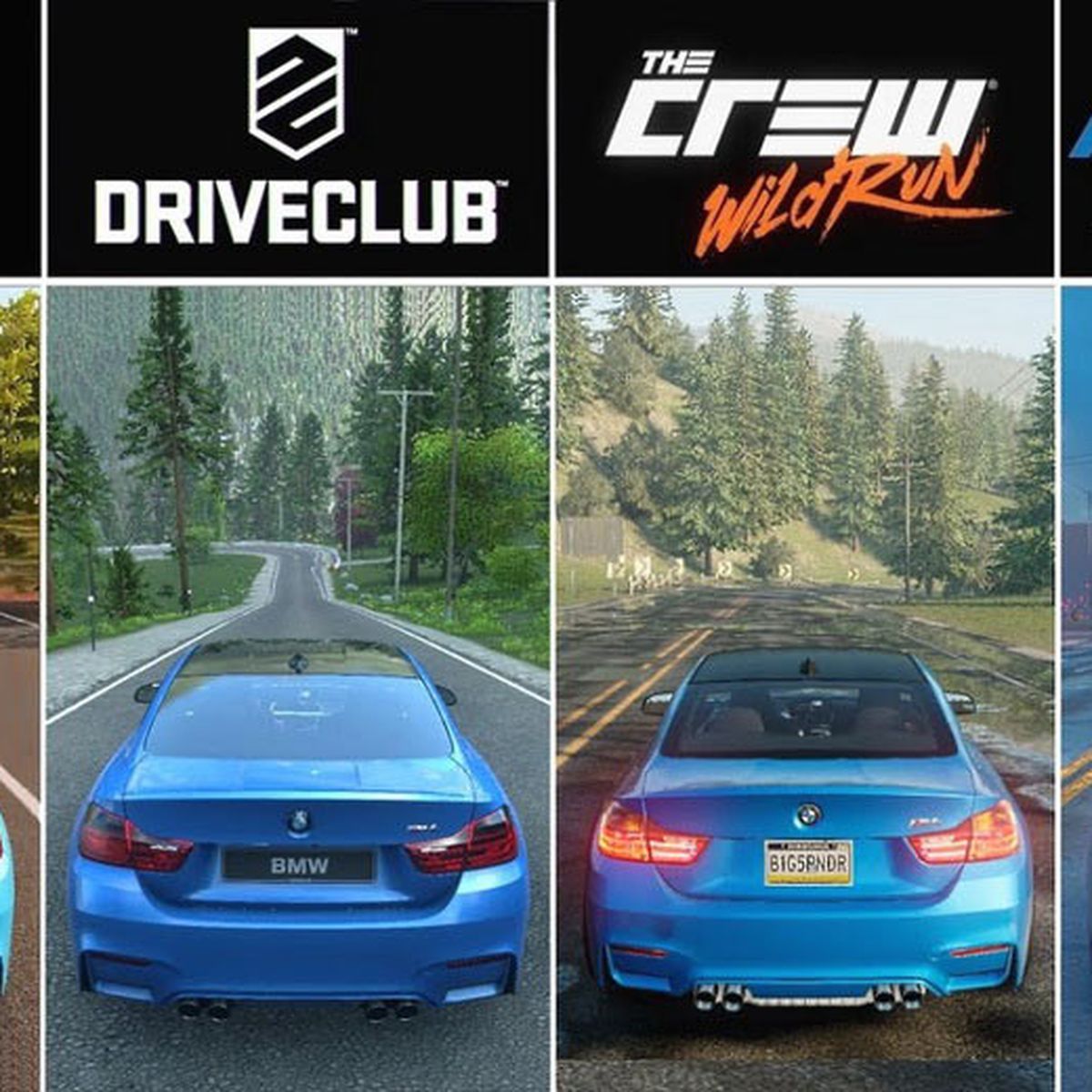 Forza Horizon 3 vs. DriveClub vs. The Crew vs. Need For Speed