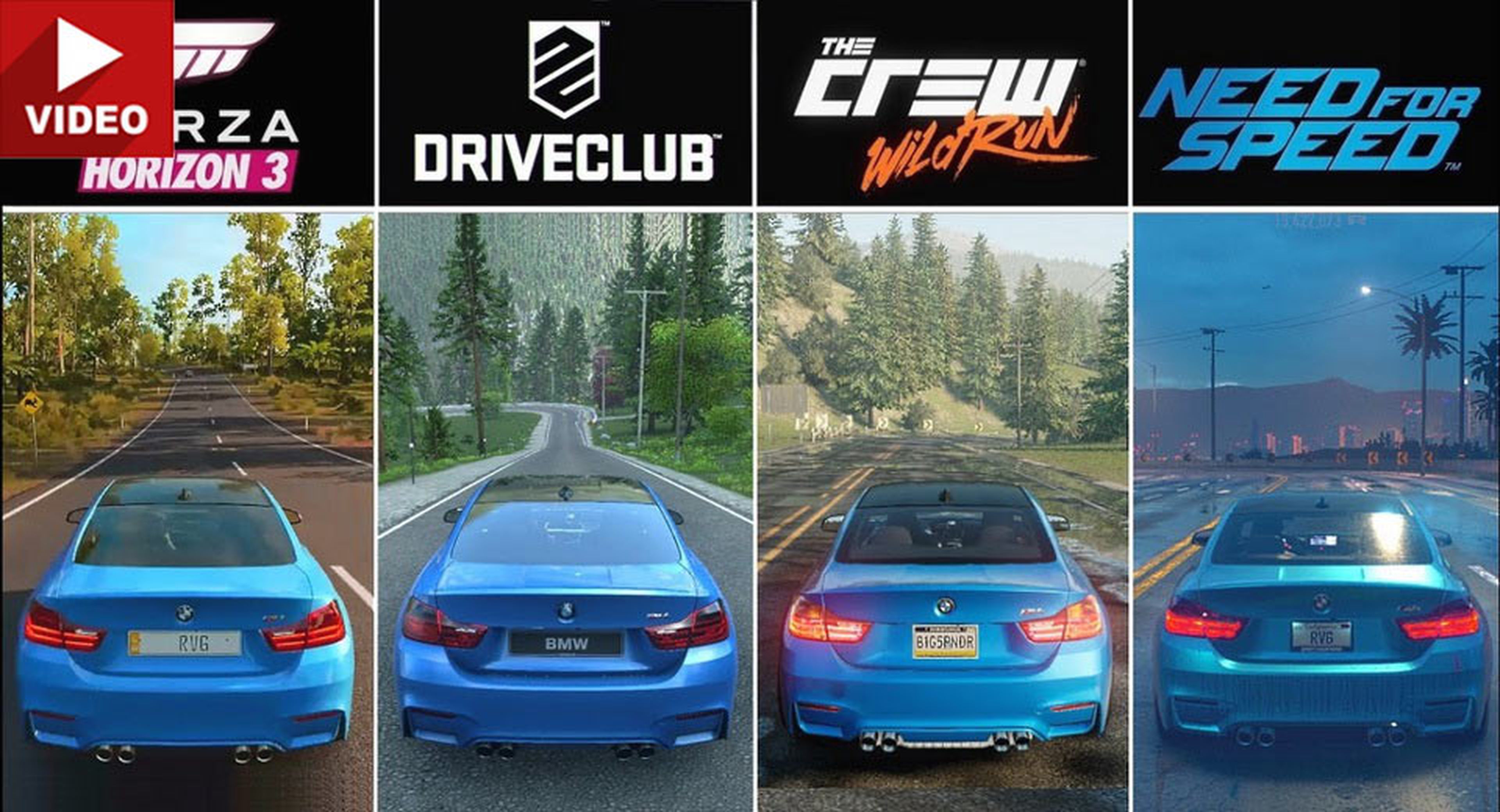 Forza Horizon 3 vs DriveClub vs The Crew: cuál es el mejor