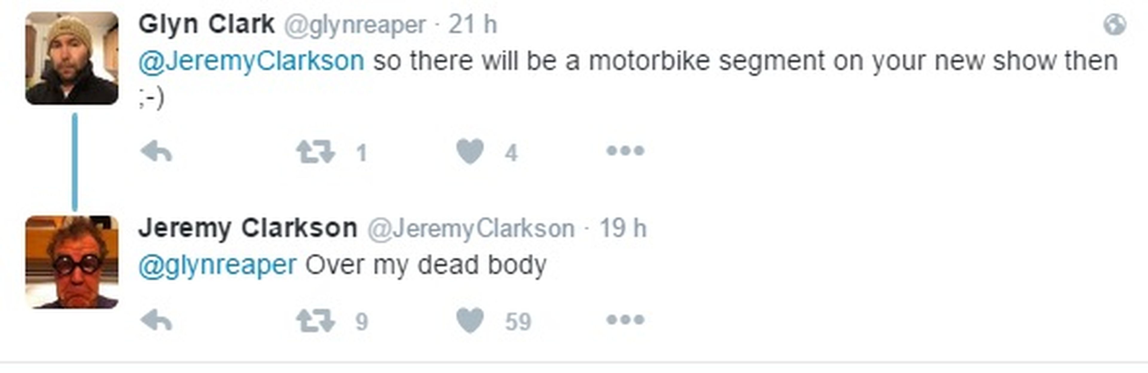 Respuesta Clarkson Twitter
