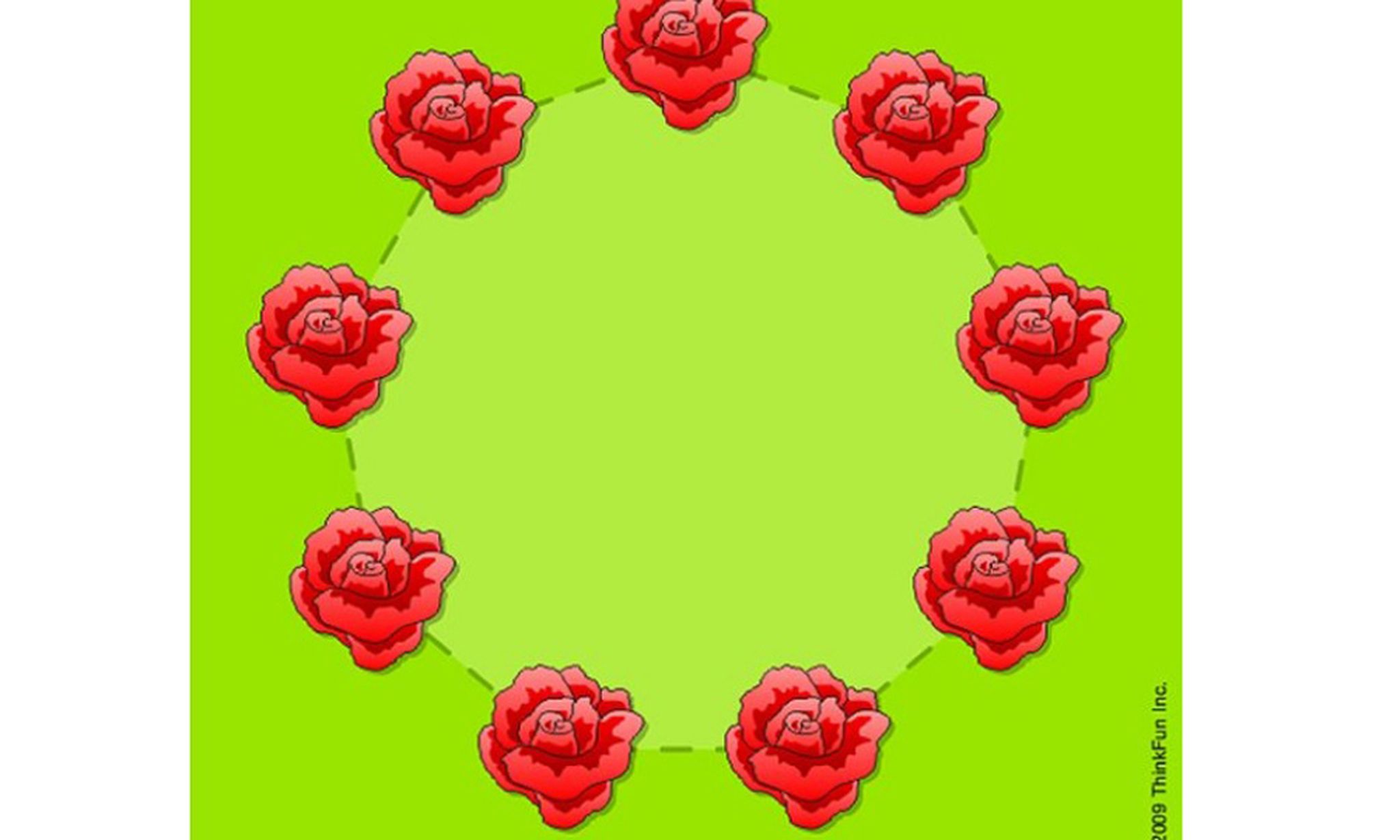 acertijo matematico flores jardin