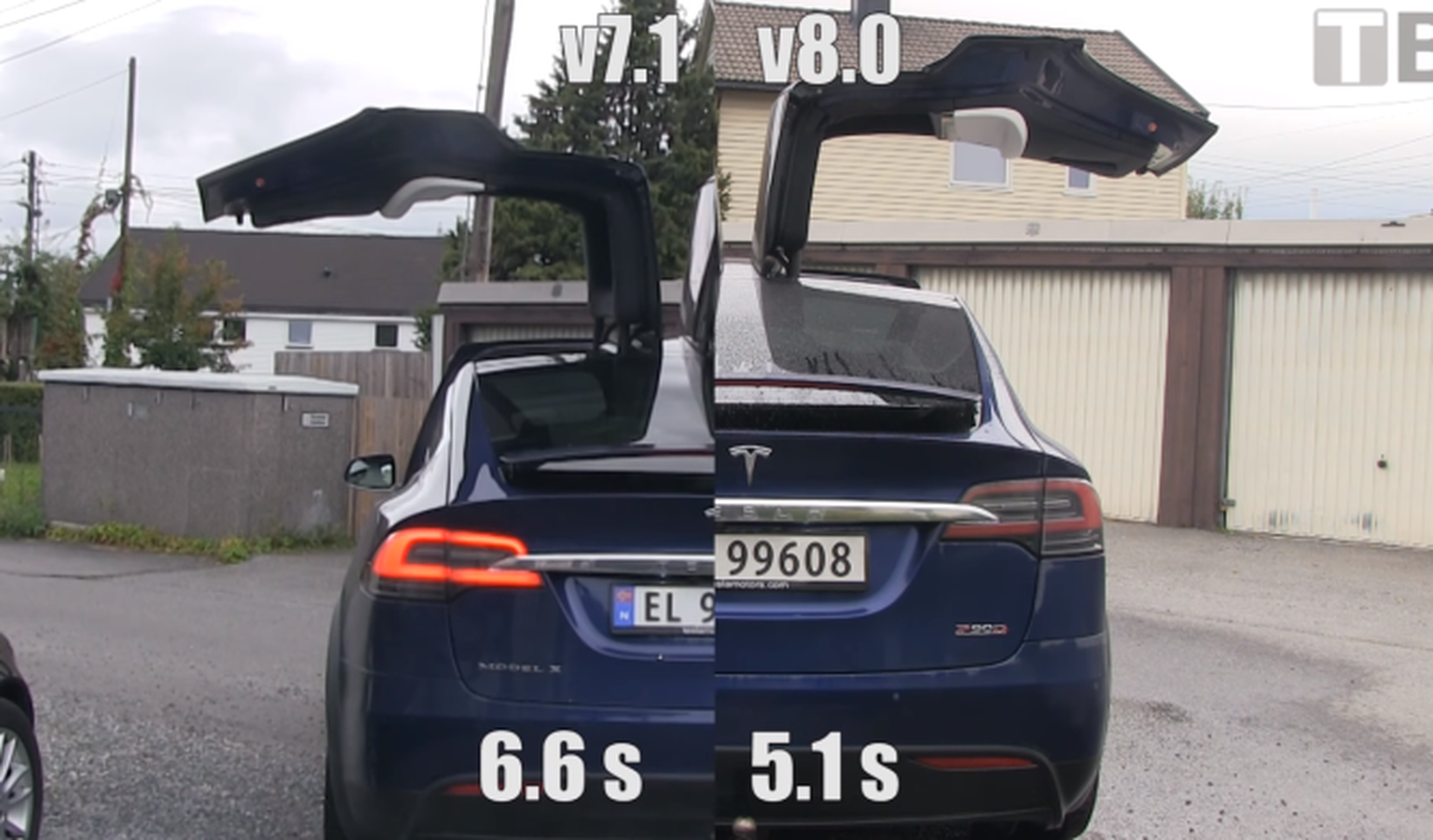 Vídeo: puertas del Tesla Model X se abren más rápido ahora