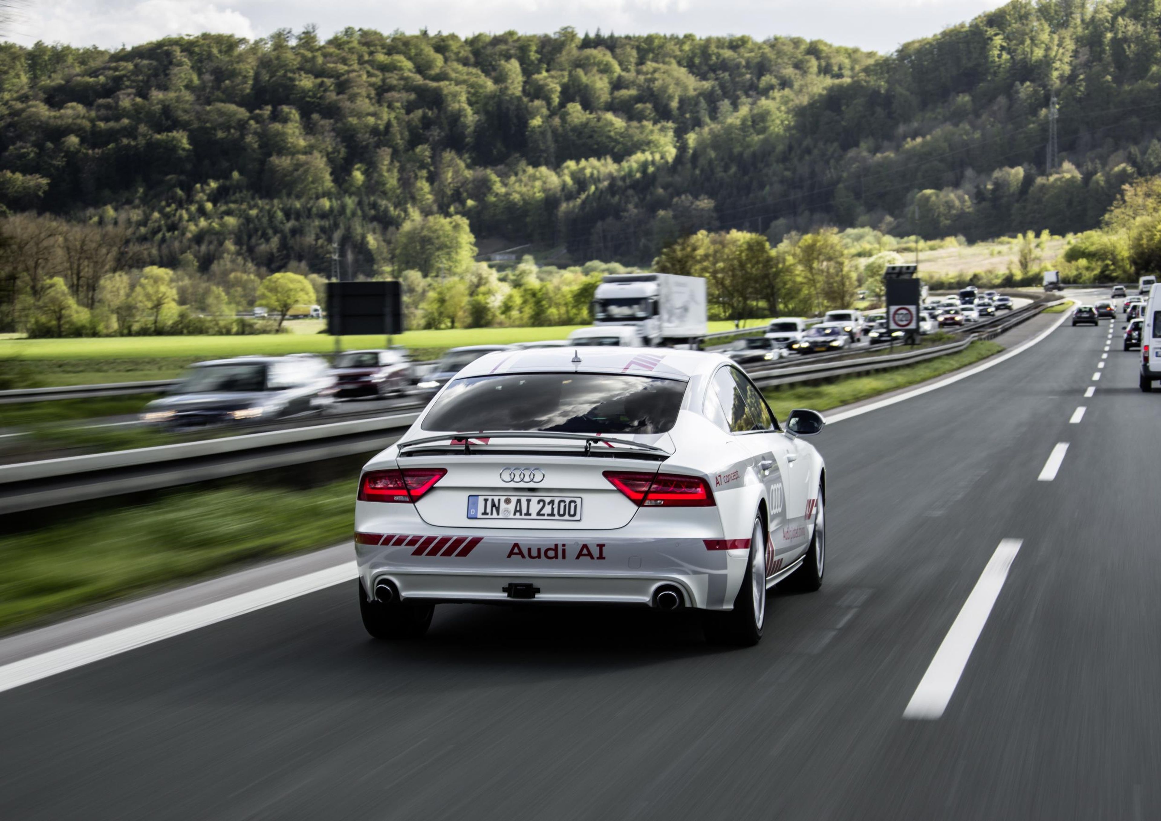 Las nuevas tecnologías de conducción pilotada de Audi
