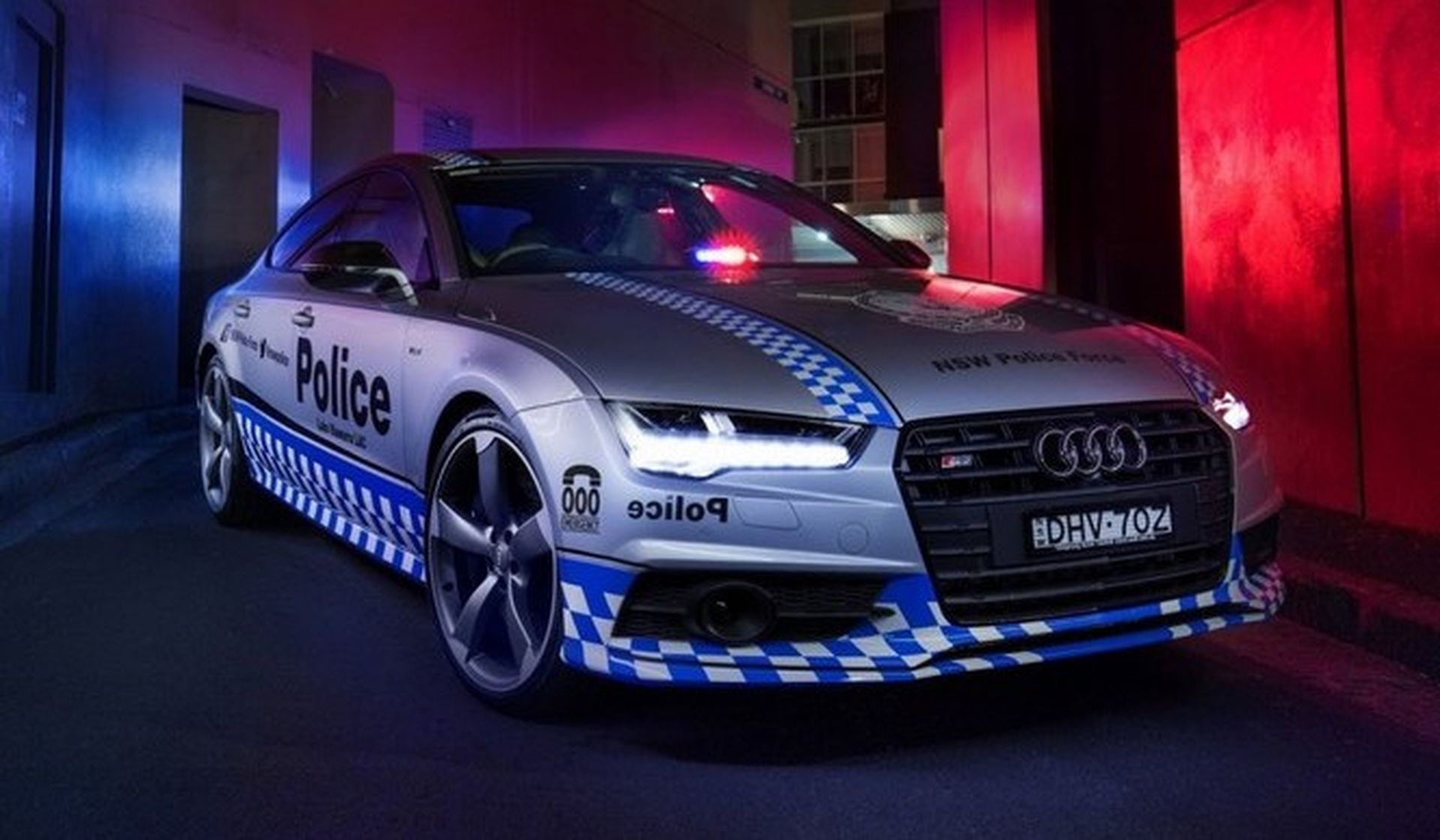 Audi S7 policía australiana