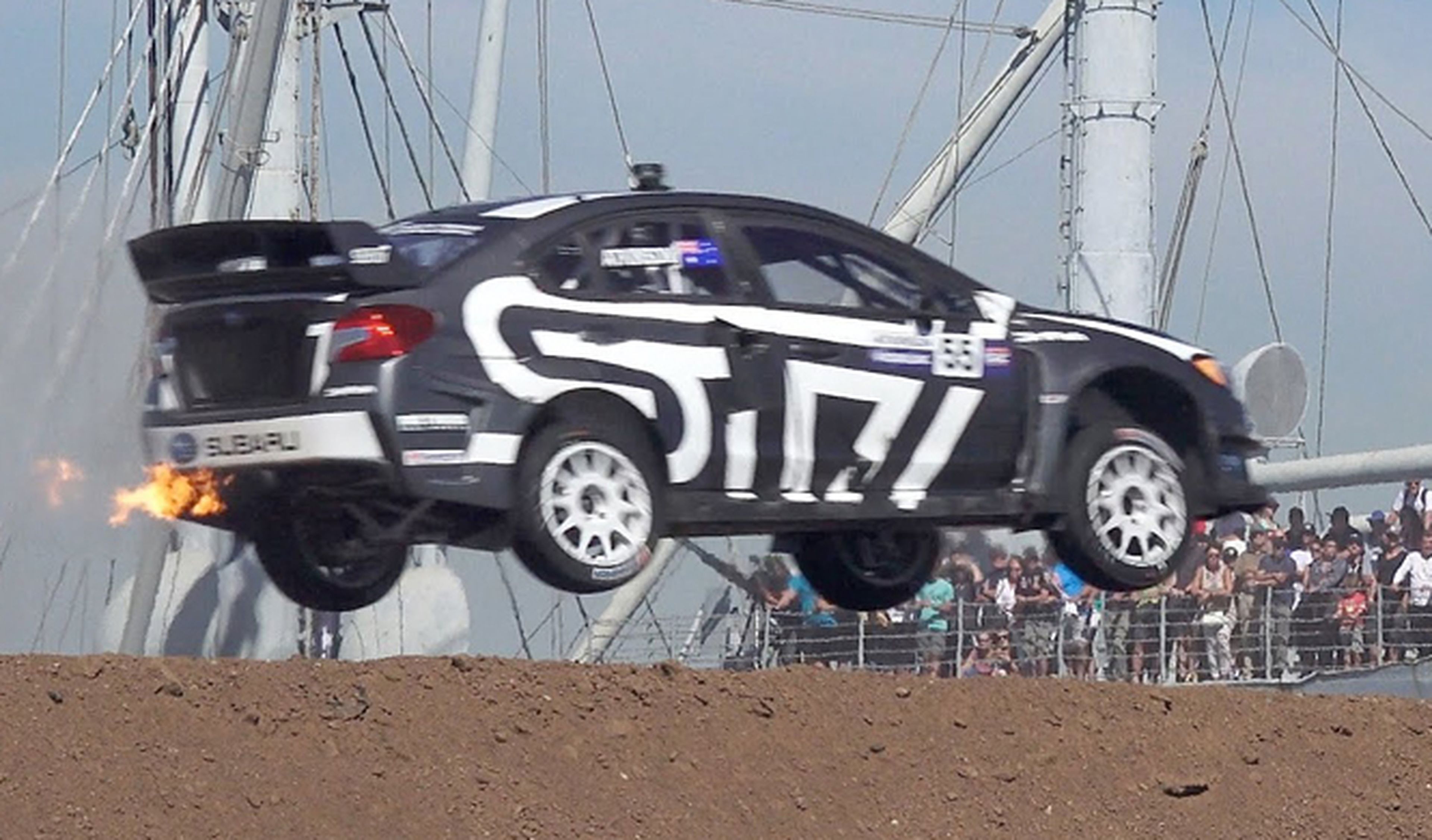 Vídeo: sube a bordo de un Subaru WRX STI de Rallycross