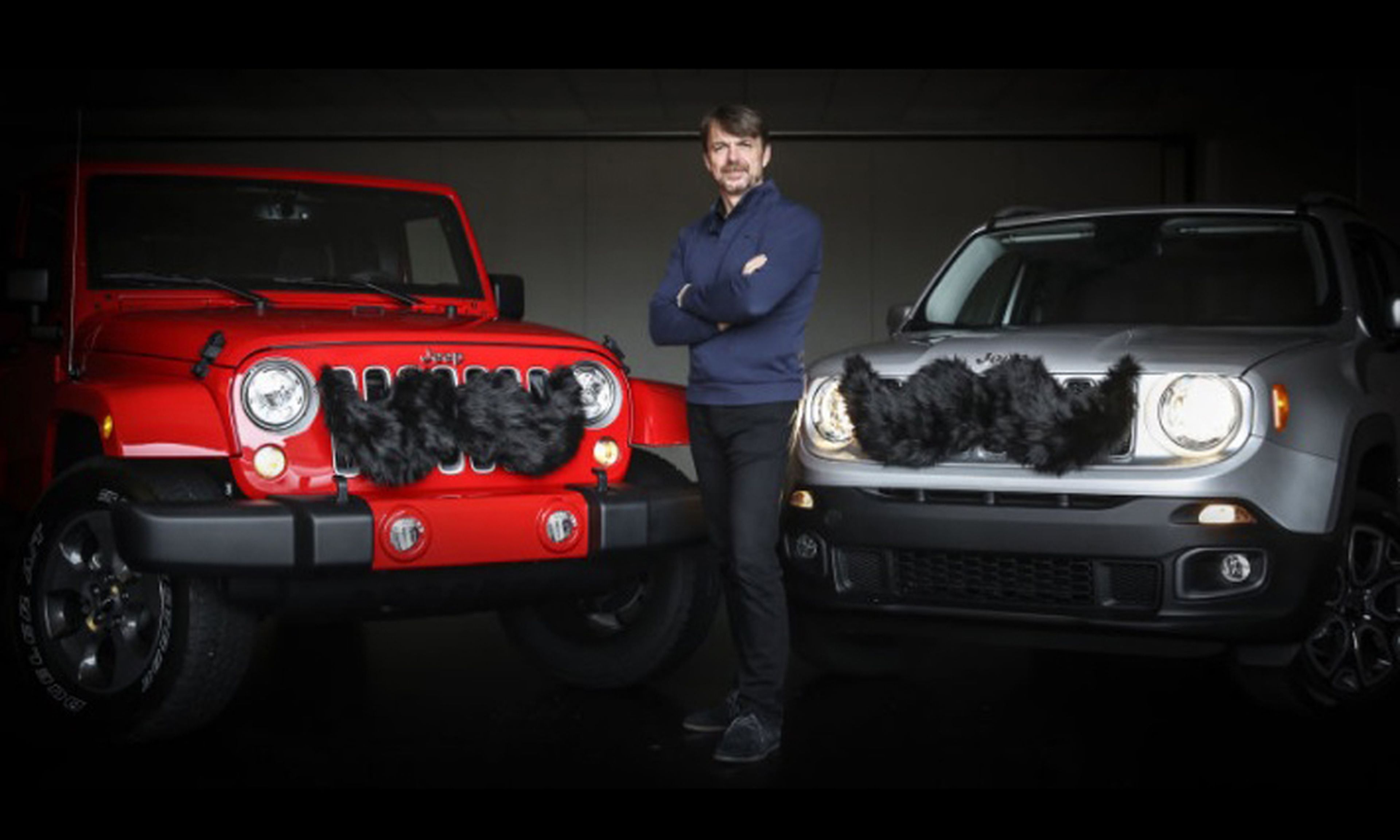 Jeep se une a Movember, y presenta bigotes para sus coches