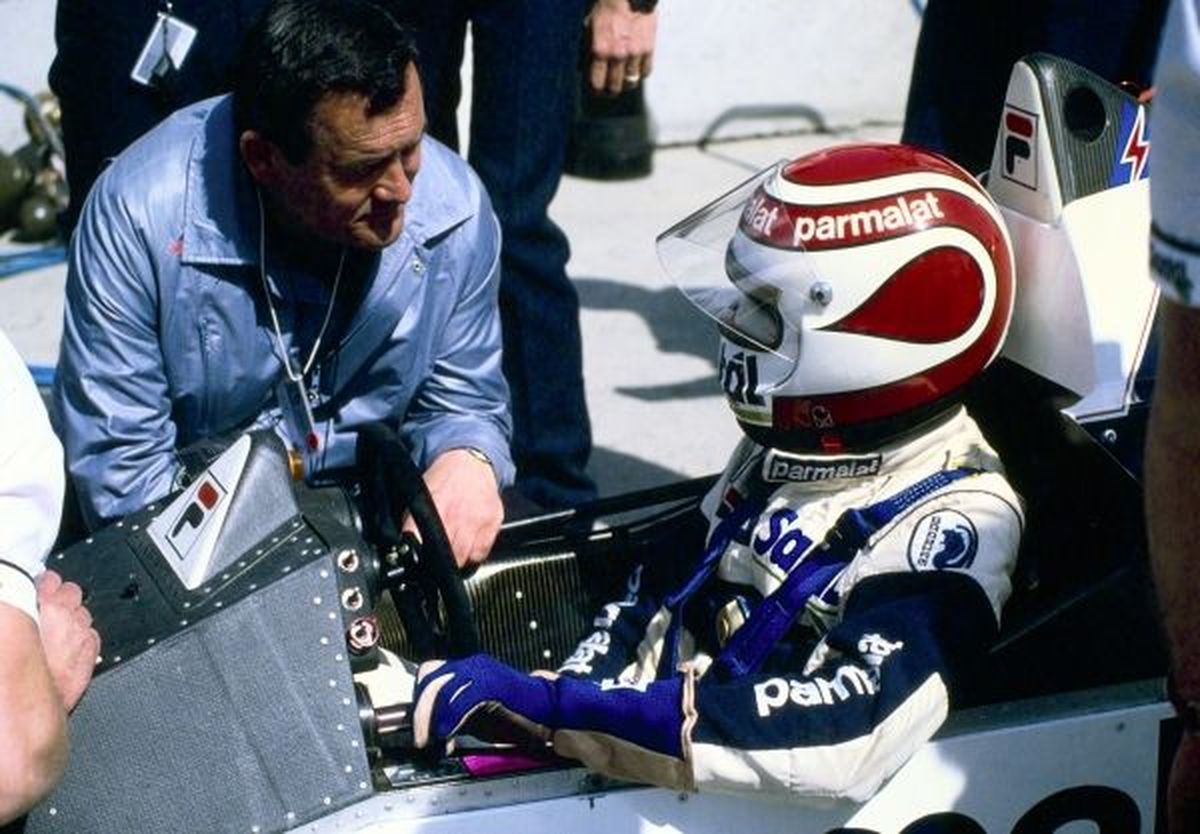 Paul Rosche and Nelson Piquet, 1984