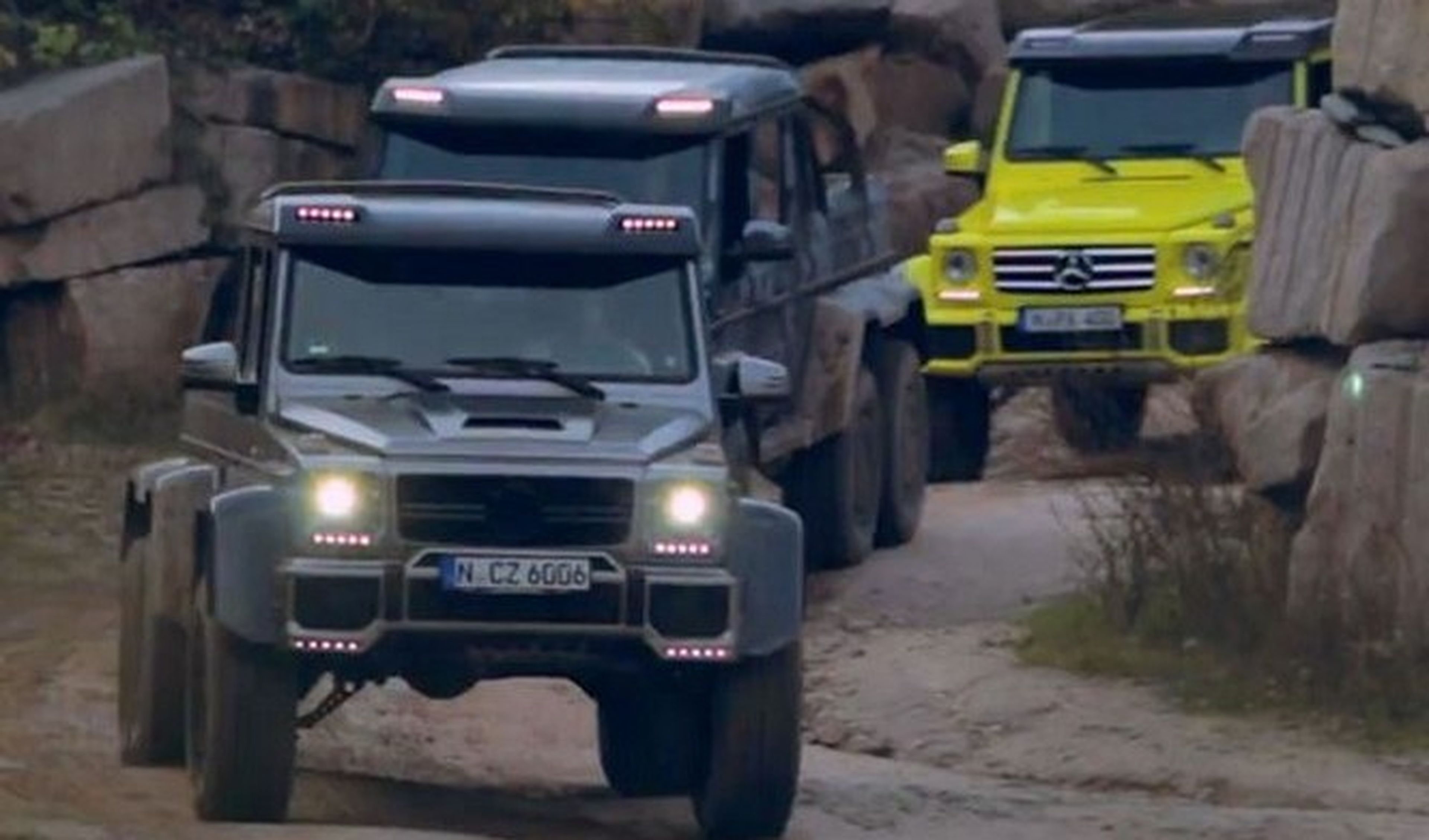 Vídeo: De aventura con tres Mercedes Clase G
