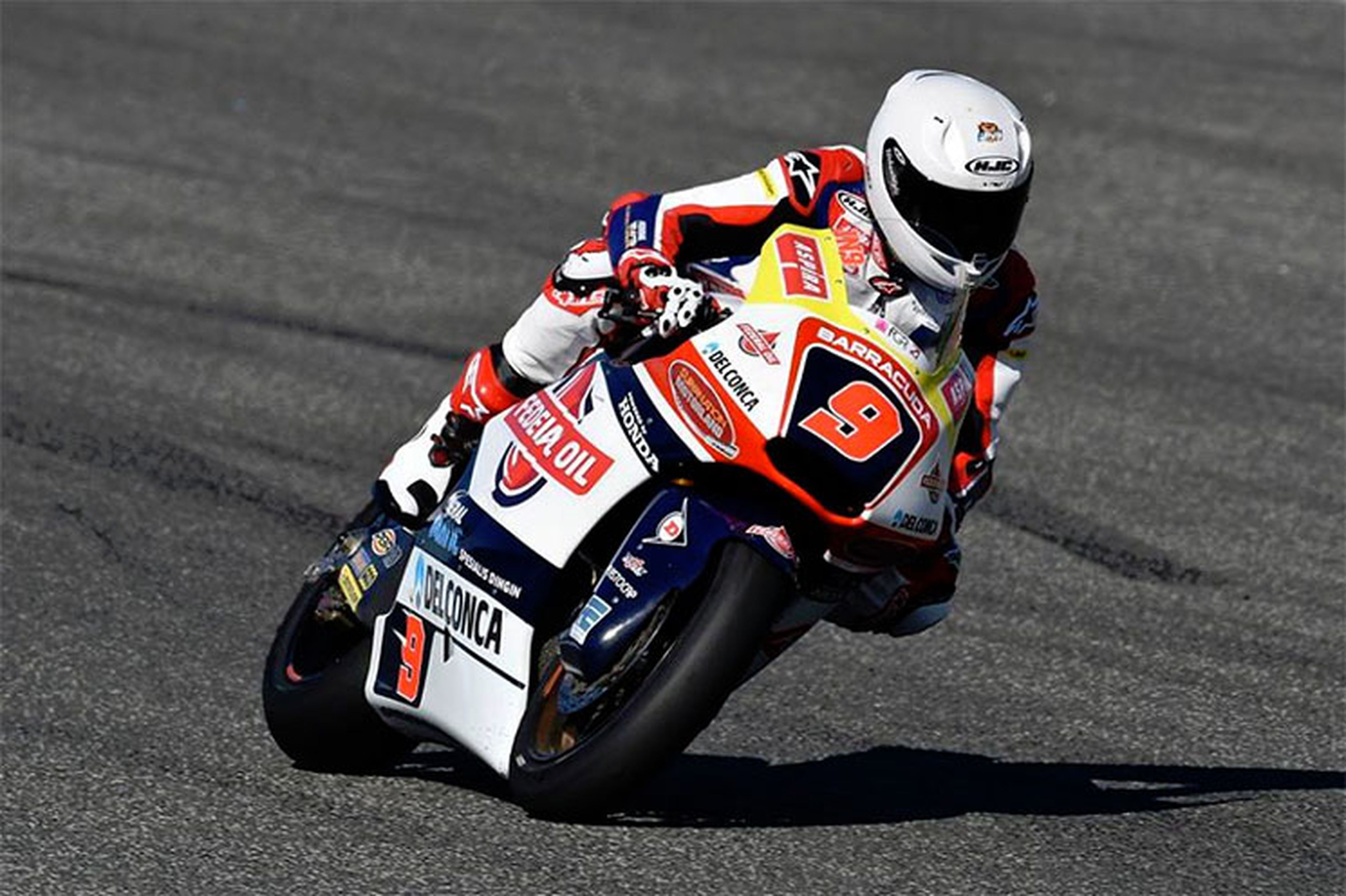 Jorge Navarro se lesiona en su estreno con la Moto2