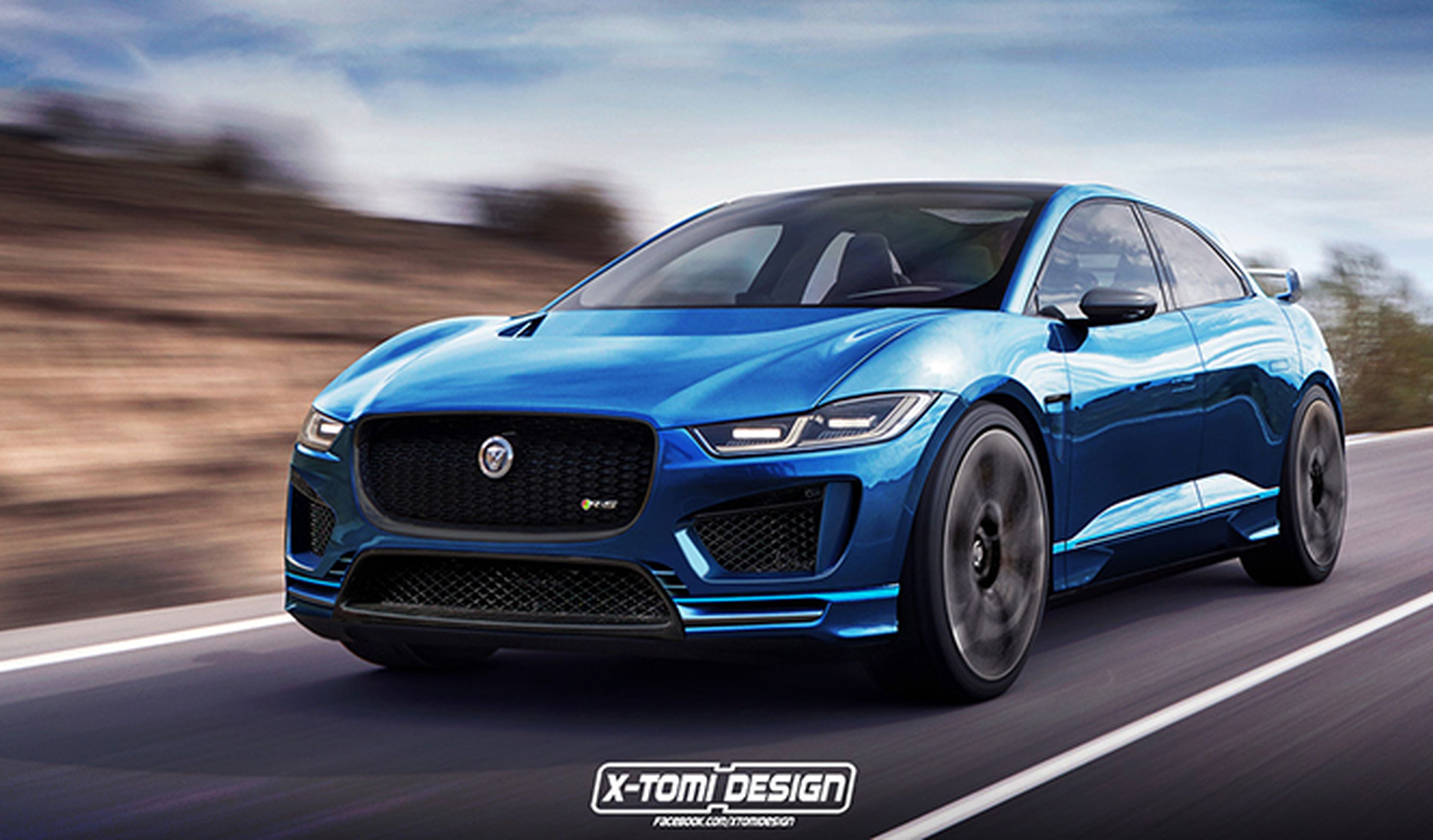 Así podría ser el Jaguar i-Pace R-S: tiembla, Tesla Model X