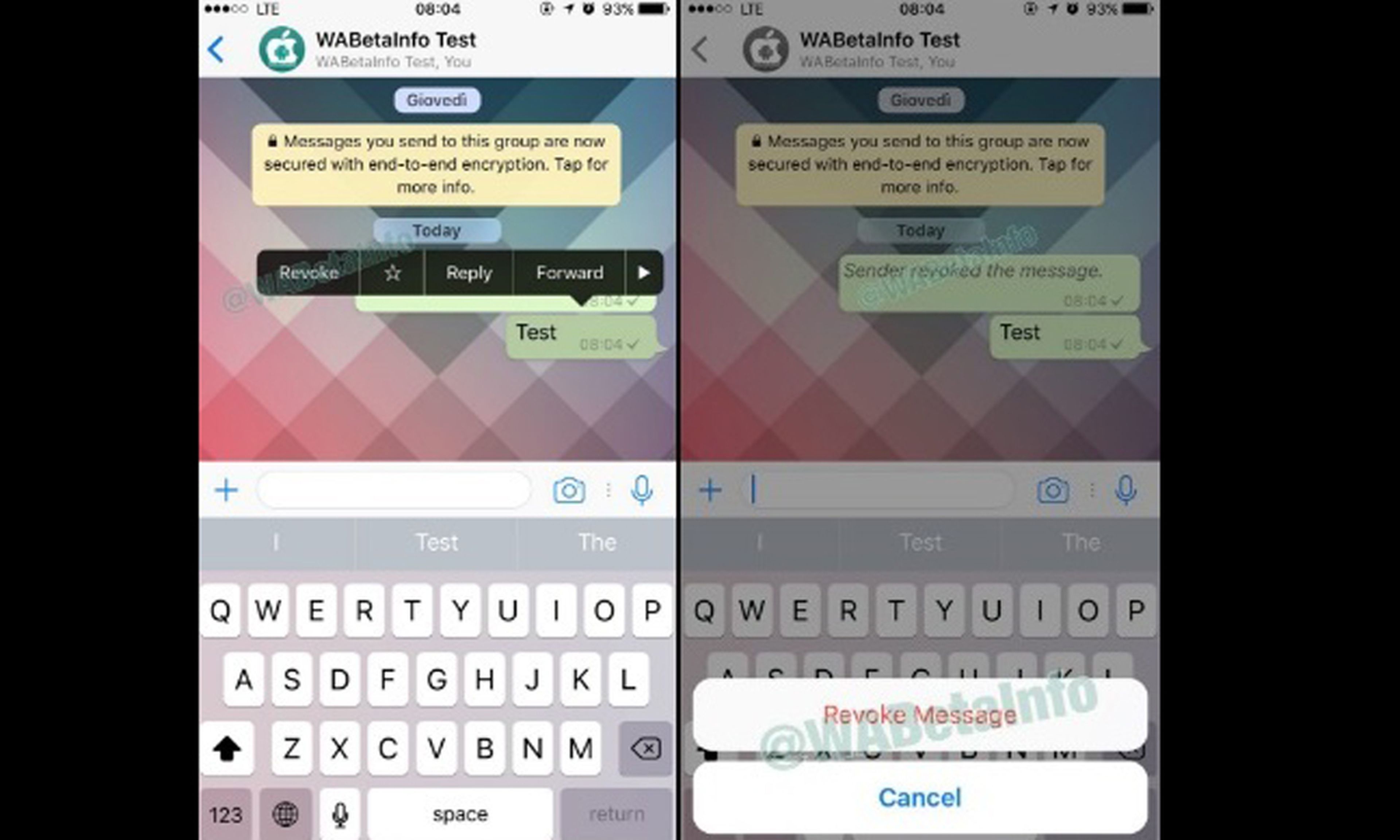 WhatsApp permitirá borrar mensajes antes de que los lean