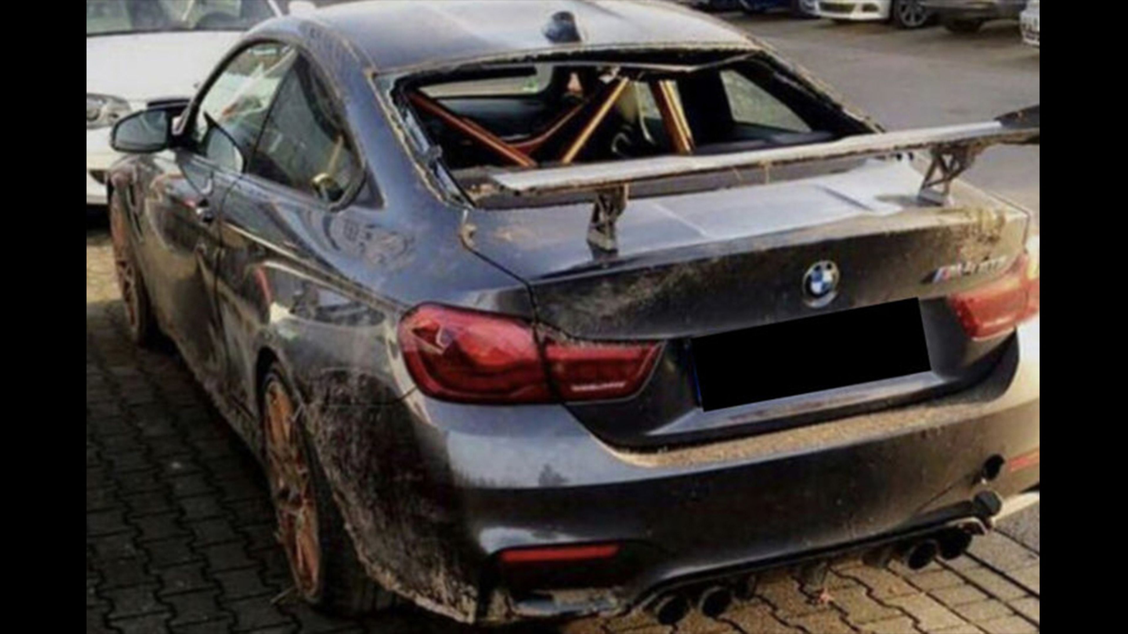 Accidente BMW M4 GTS