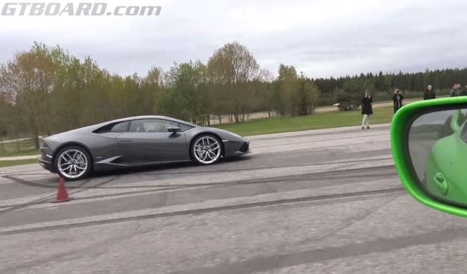 Vídeo: Lamborghini Huracán vs Toyota Supra de  CV -