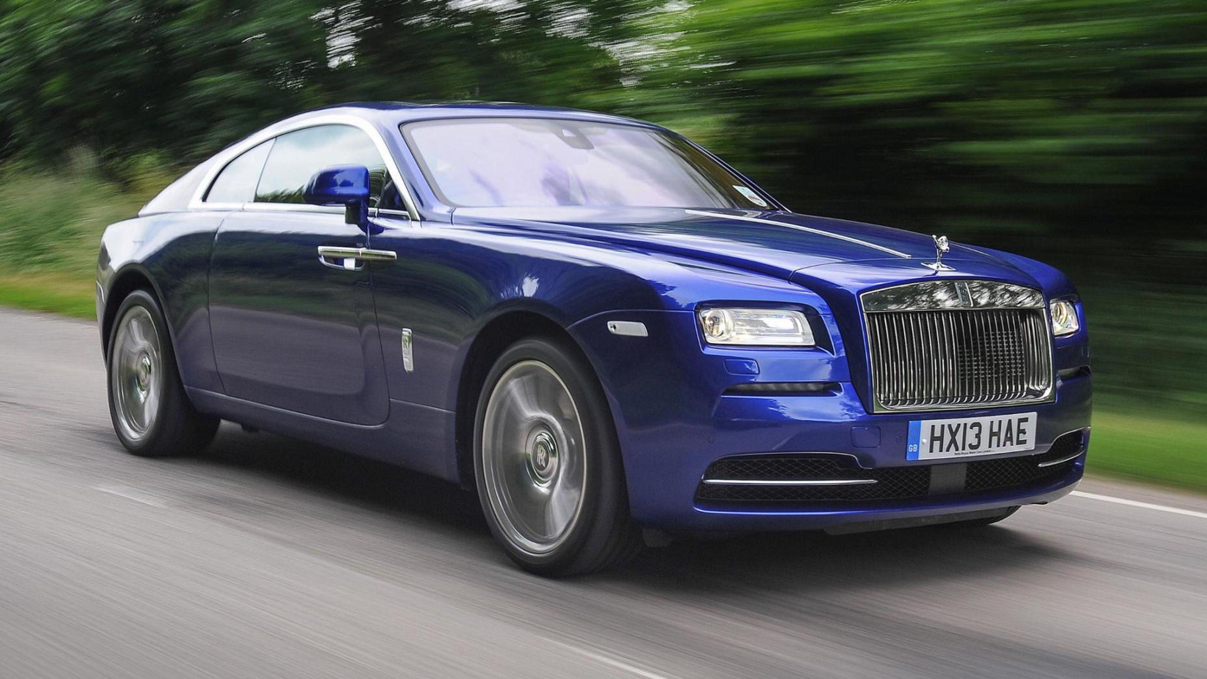 Rolls-Royce Wraith azul