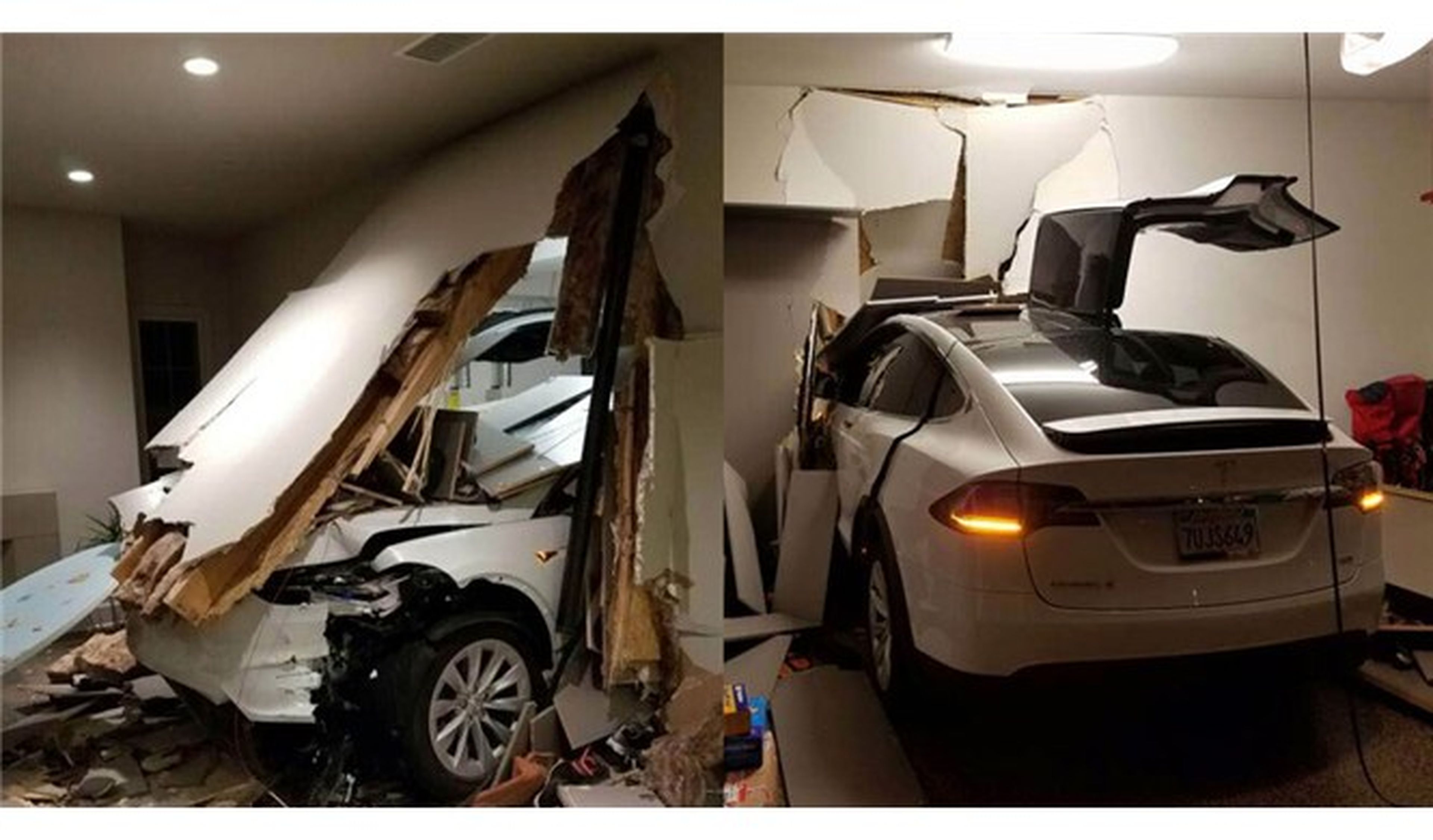 Dueño de un Tesla Model X denuncia un acelerón involuntario
