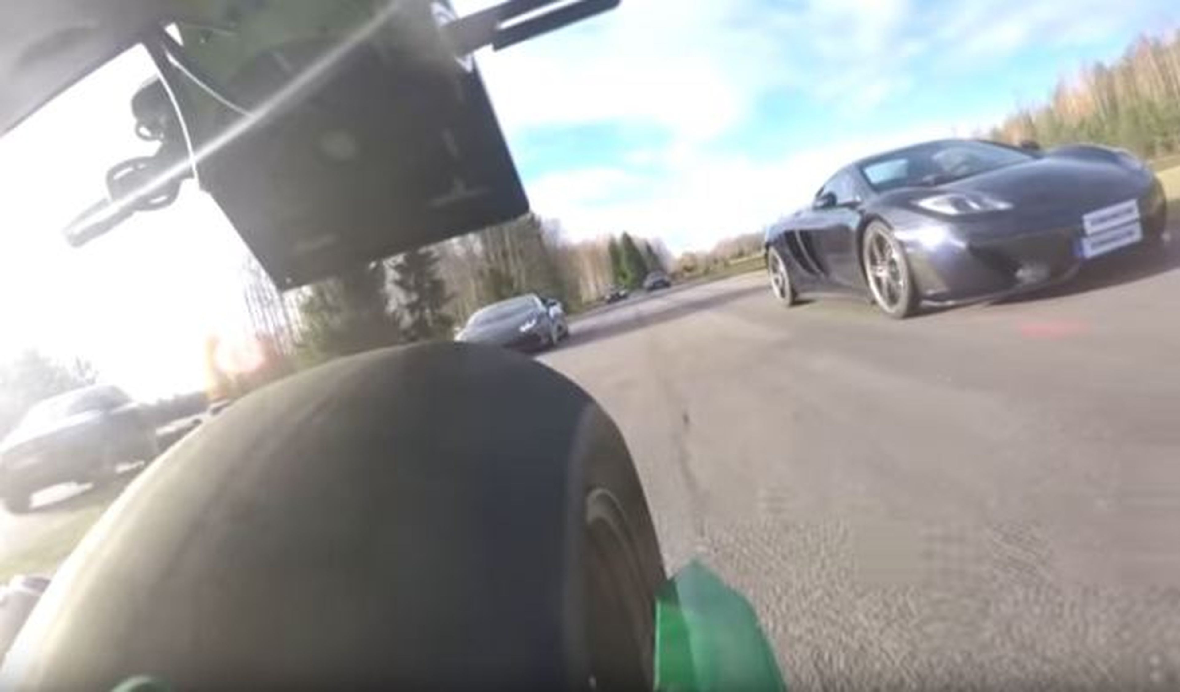 Vídeo: Kawasaki Ninja H2 vs Lamborghini y McLaren