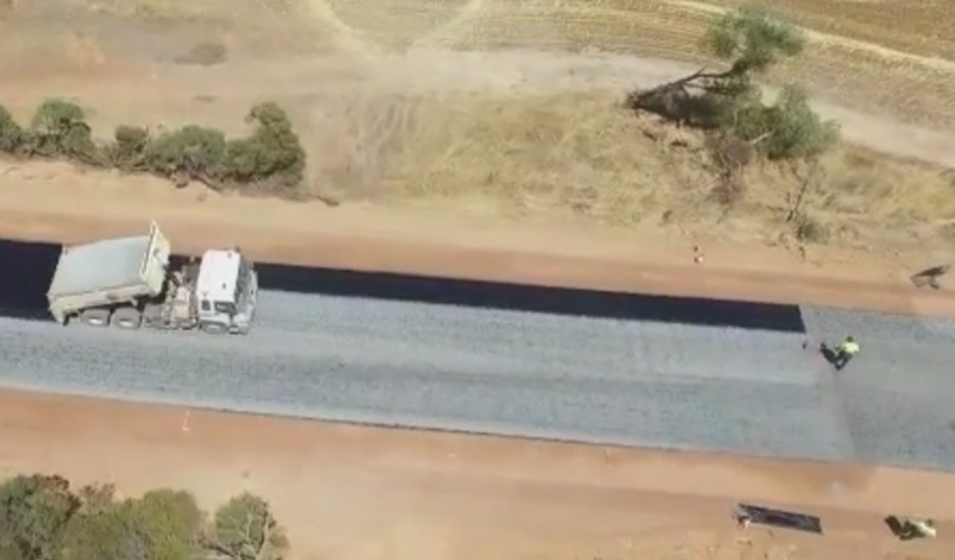 Este vídeo de las obras de una carretera se hace viral