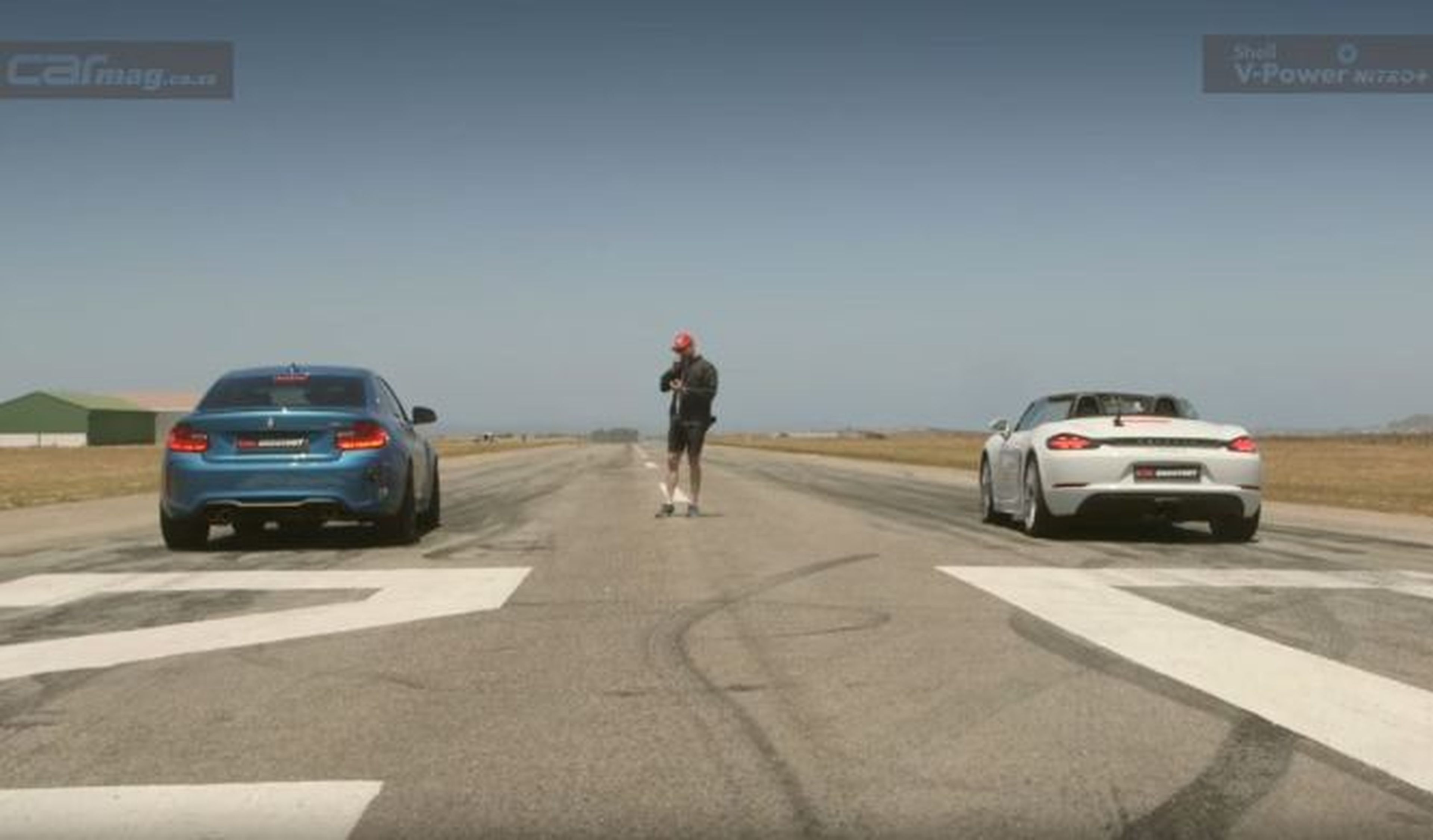 Vídeo: BMW M2 contra Porsche 718 Boxster S en un drag race