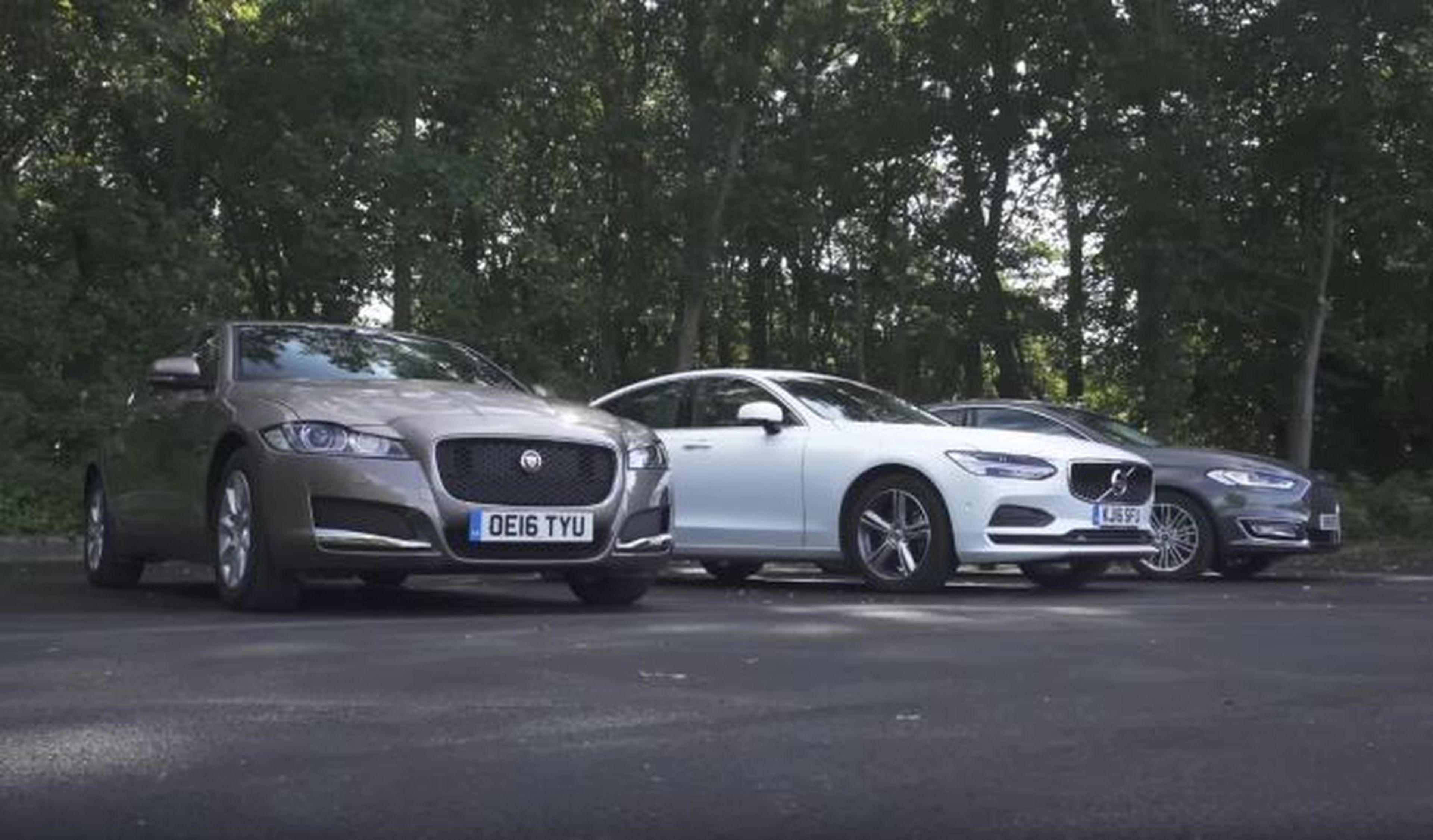 Vídeo: Ford Mondeo Vignale contra Volvo S90 y Jaguar XF