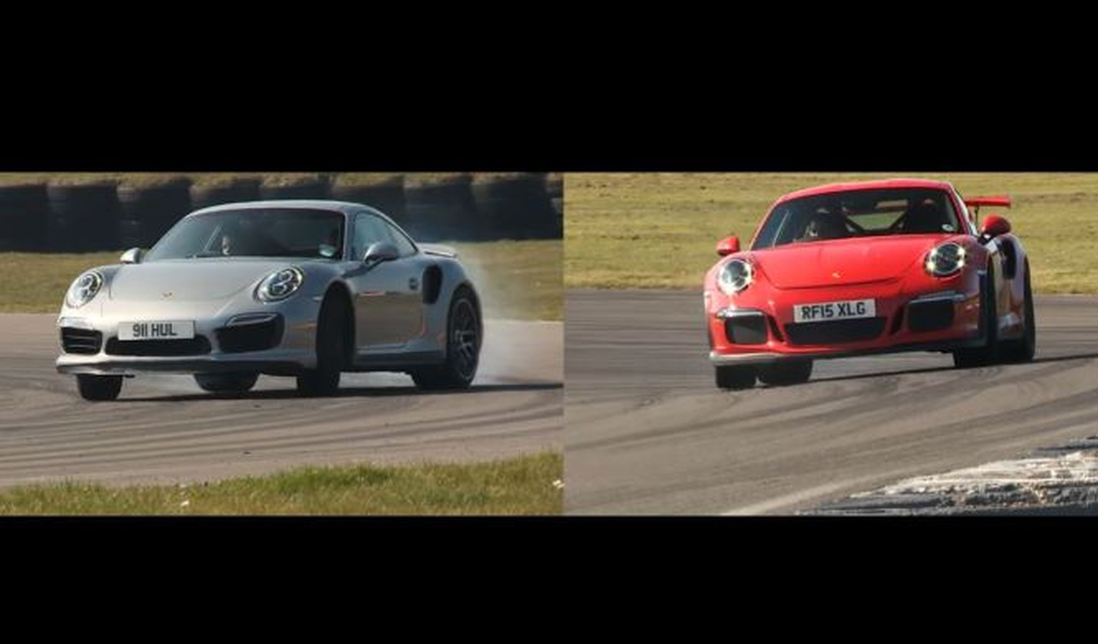 Vídeo: Porsche 911 Turbo S y 911 GT3 RS, replicando tiempos