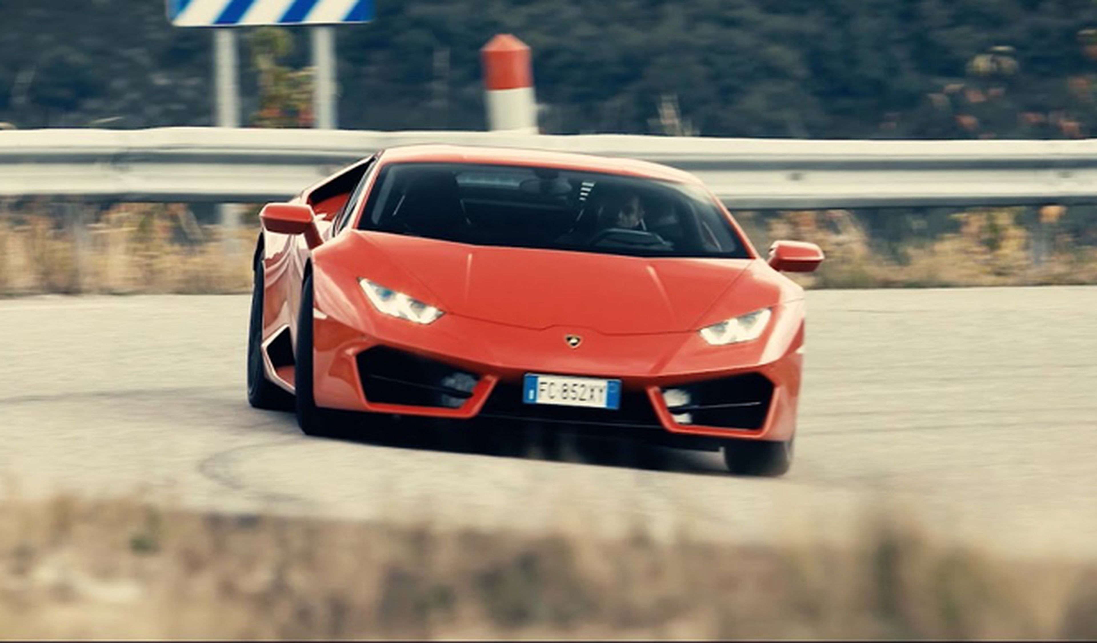 Vídeo: al volante de un Lamborghini Huracán LP580-2