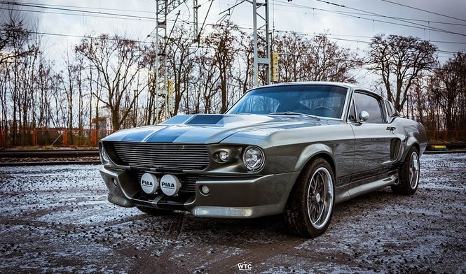 Un Shelby GT500 del 67 con el alma de un Ford Mustang 2012 -