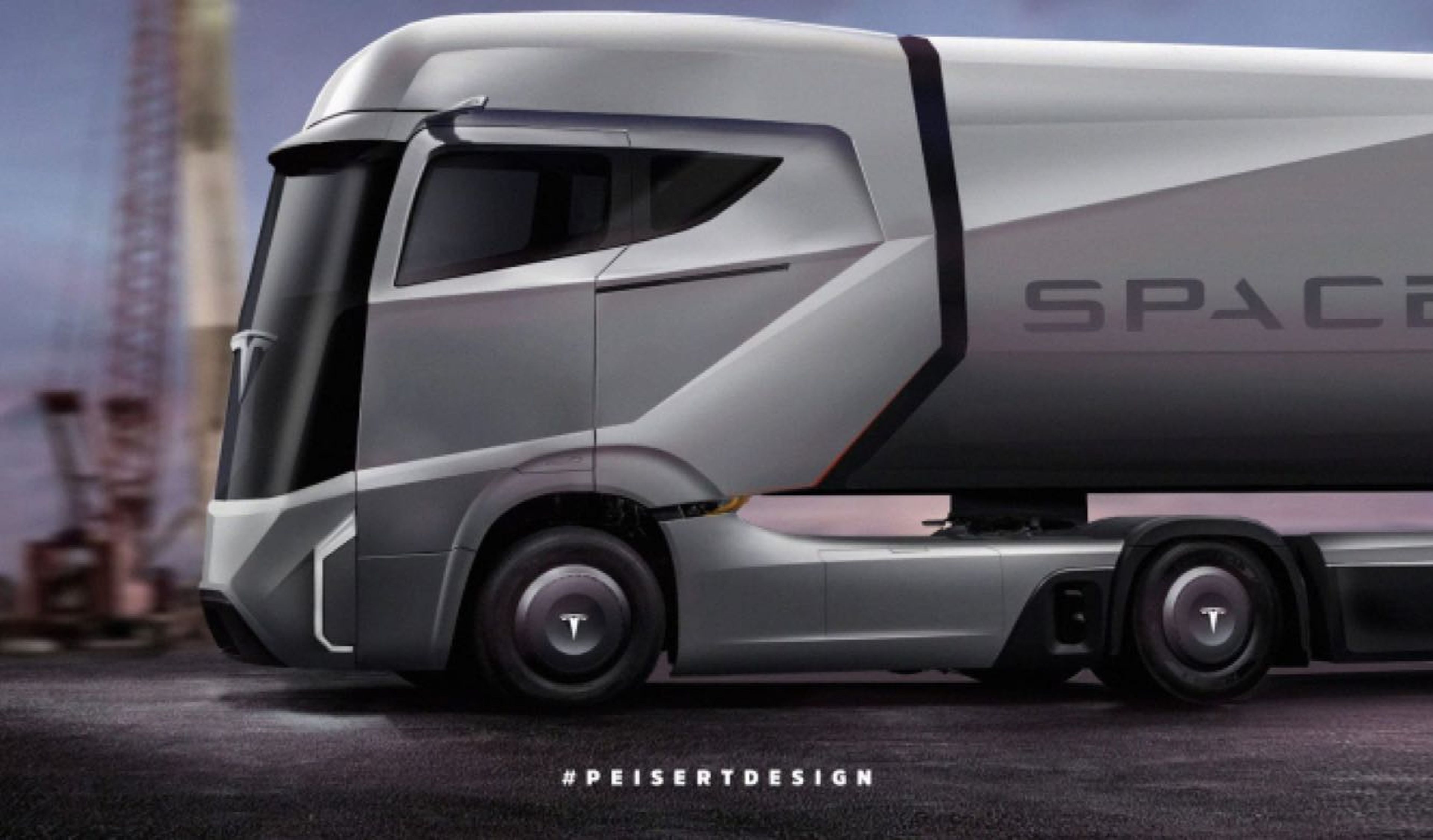 ¿Será así el camión eléctrico de Tesla?