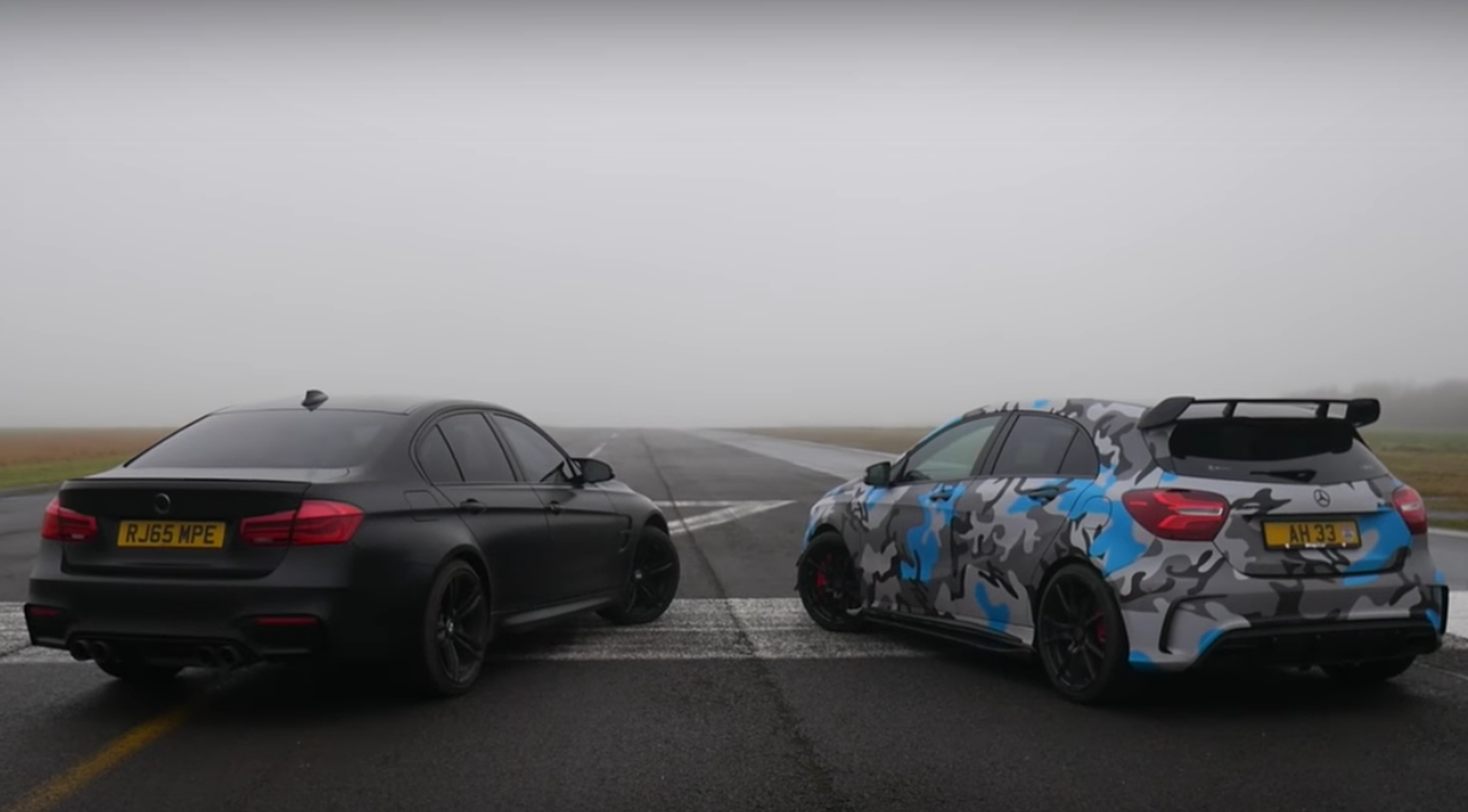 Vídeo: BMW M3 vs Mercedes-AMG A45