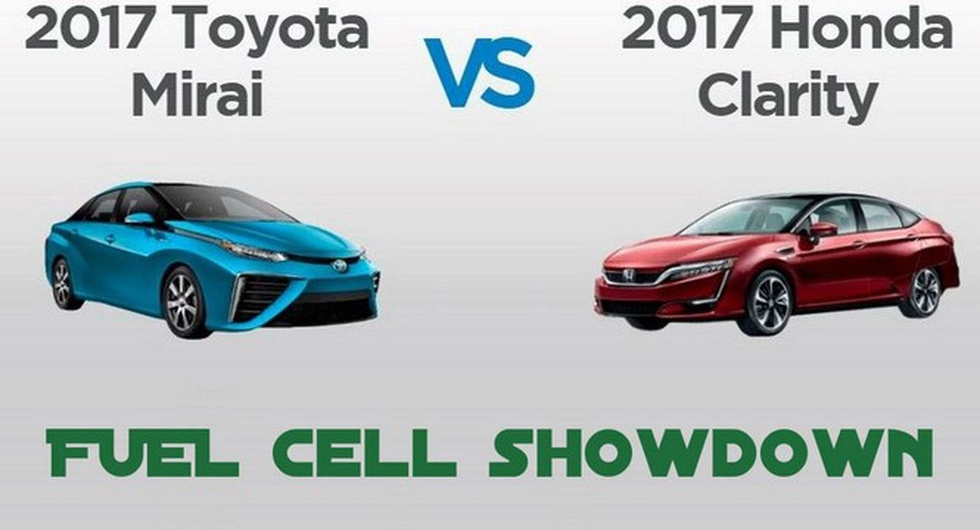 Hidrógeno al poder: Toyota Mirai VS Honda Clarity