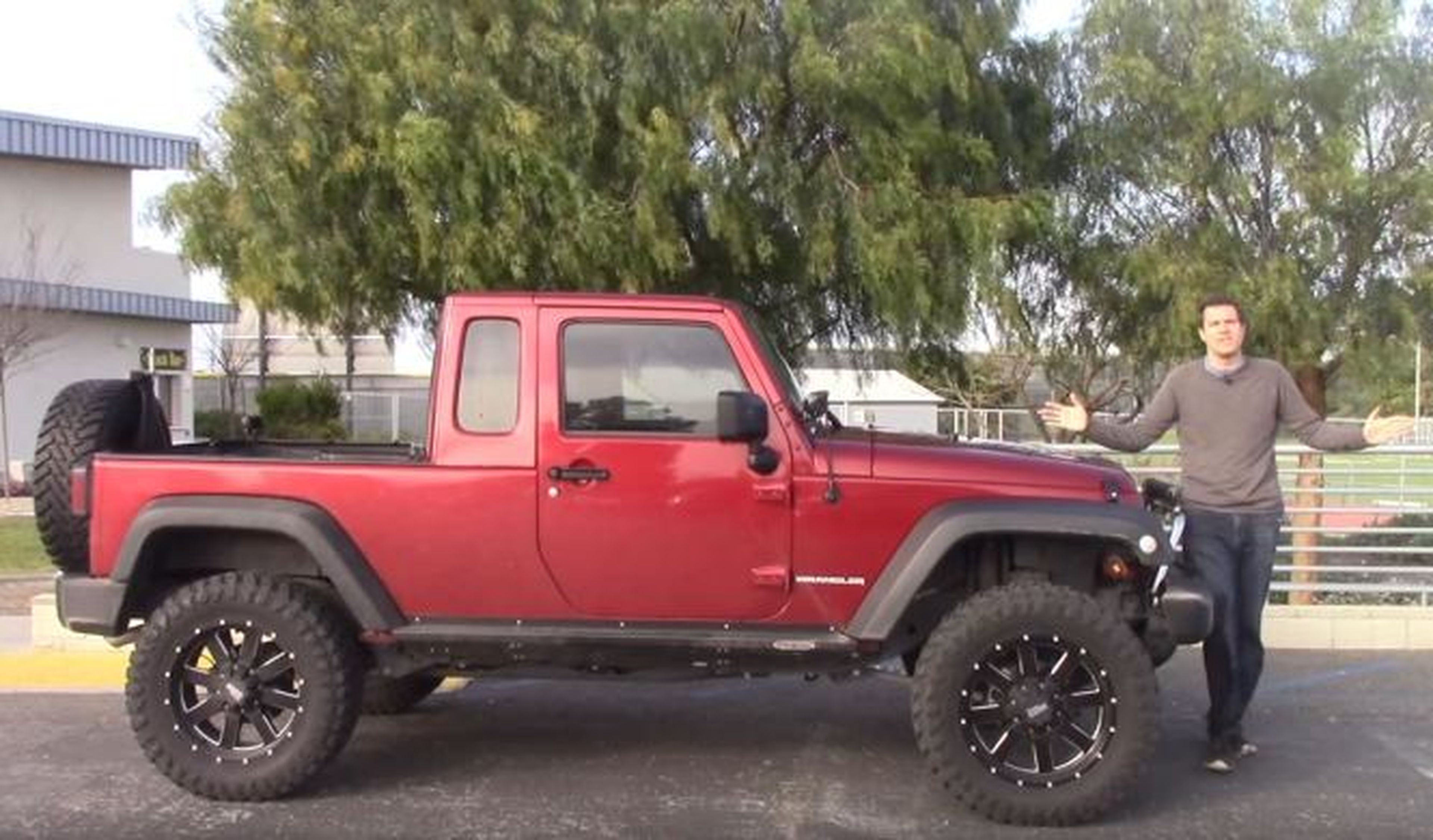 Vídeo: así es el Jeep Wrangler pick-up de RubiTrux