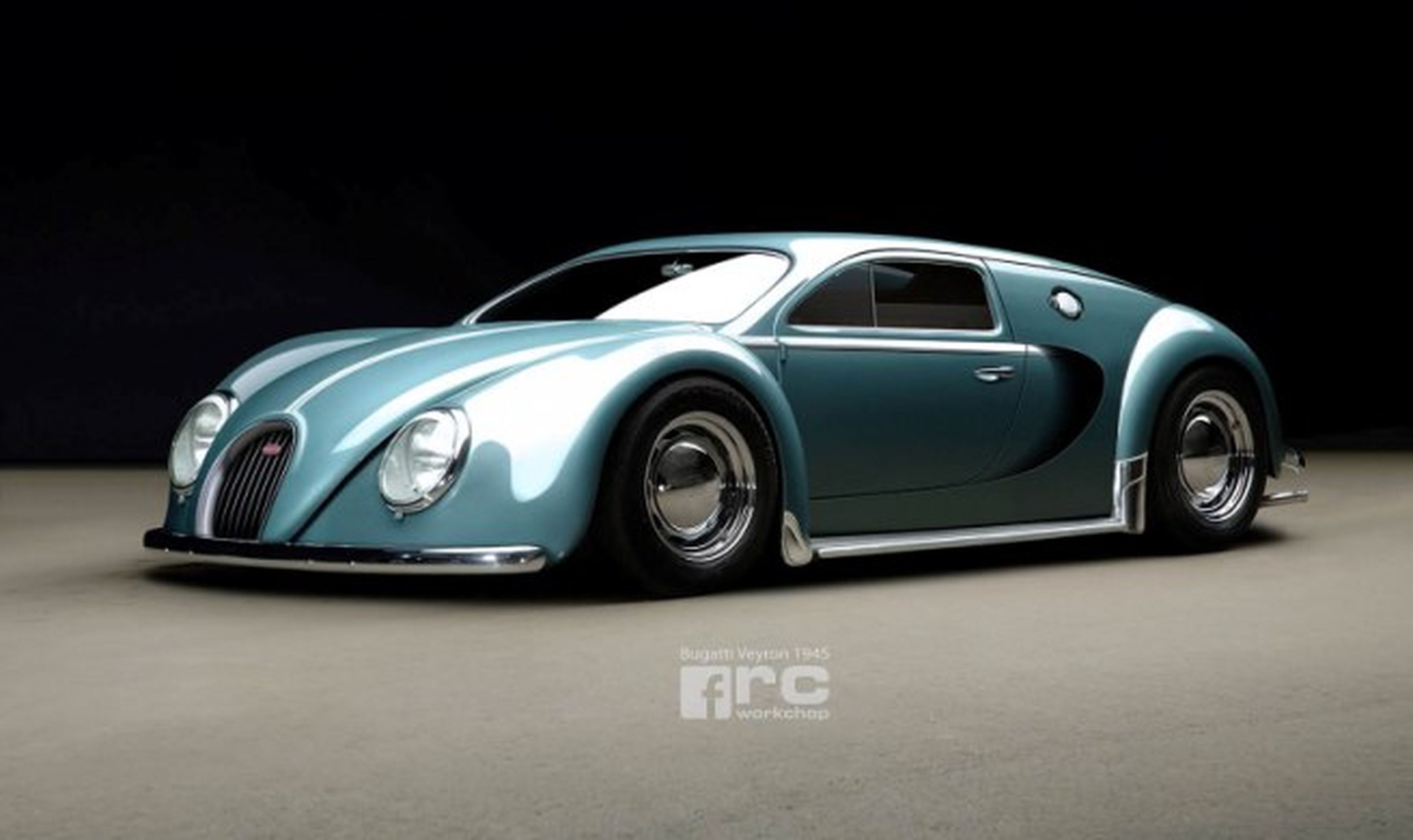 Así sería el Bugatti Veyron si hubiera nacido en 1945