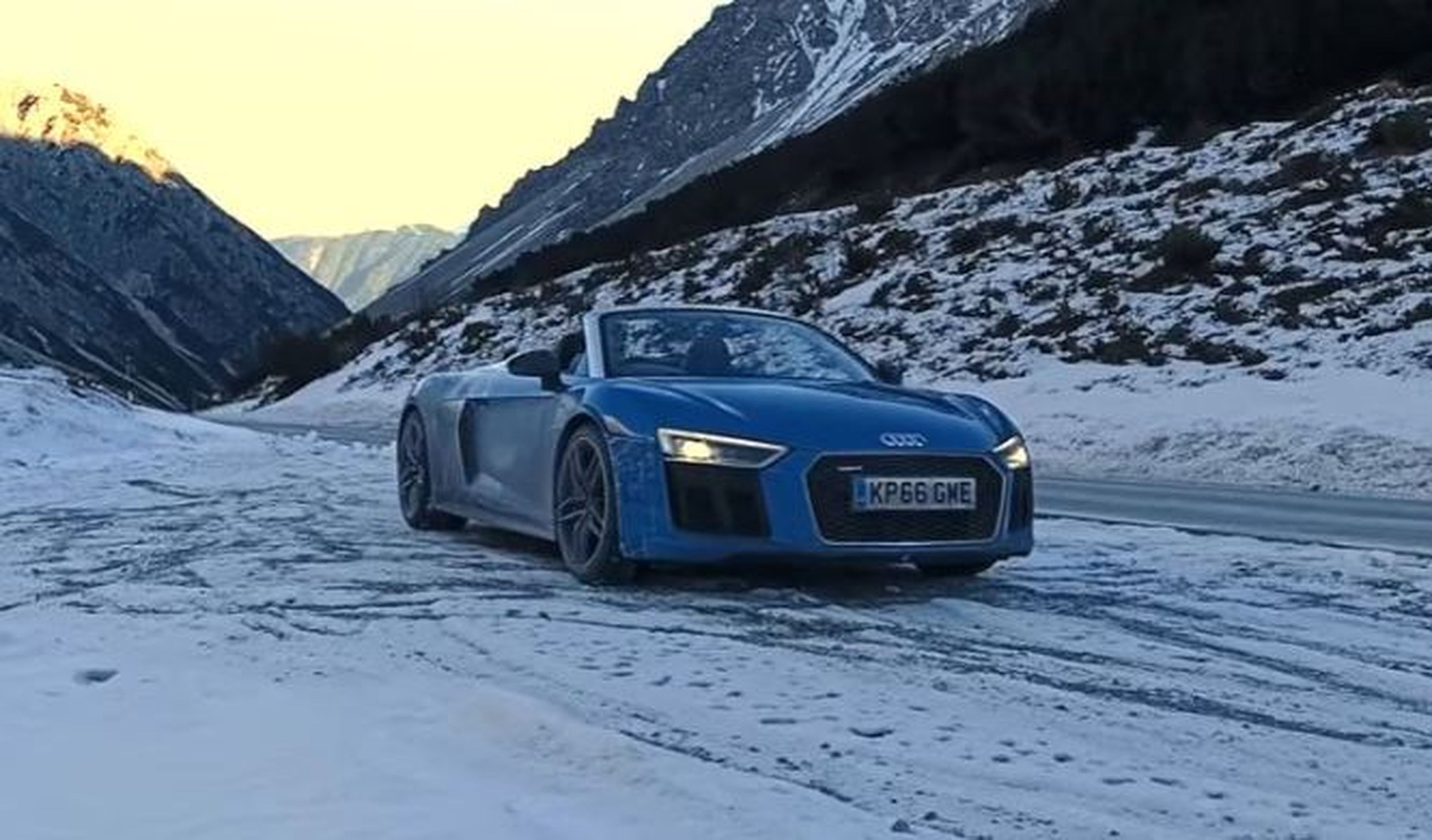 Vídeo: ¡enamórate! Los Alpes con un Audi R8 Spyder