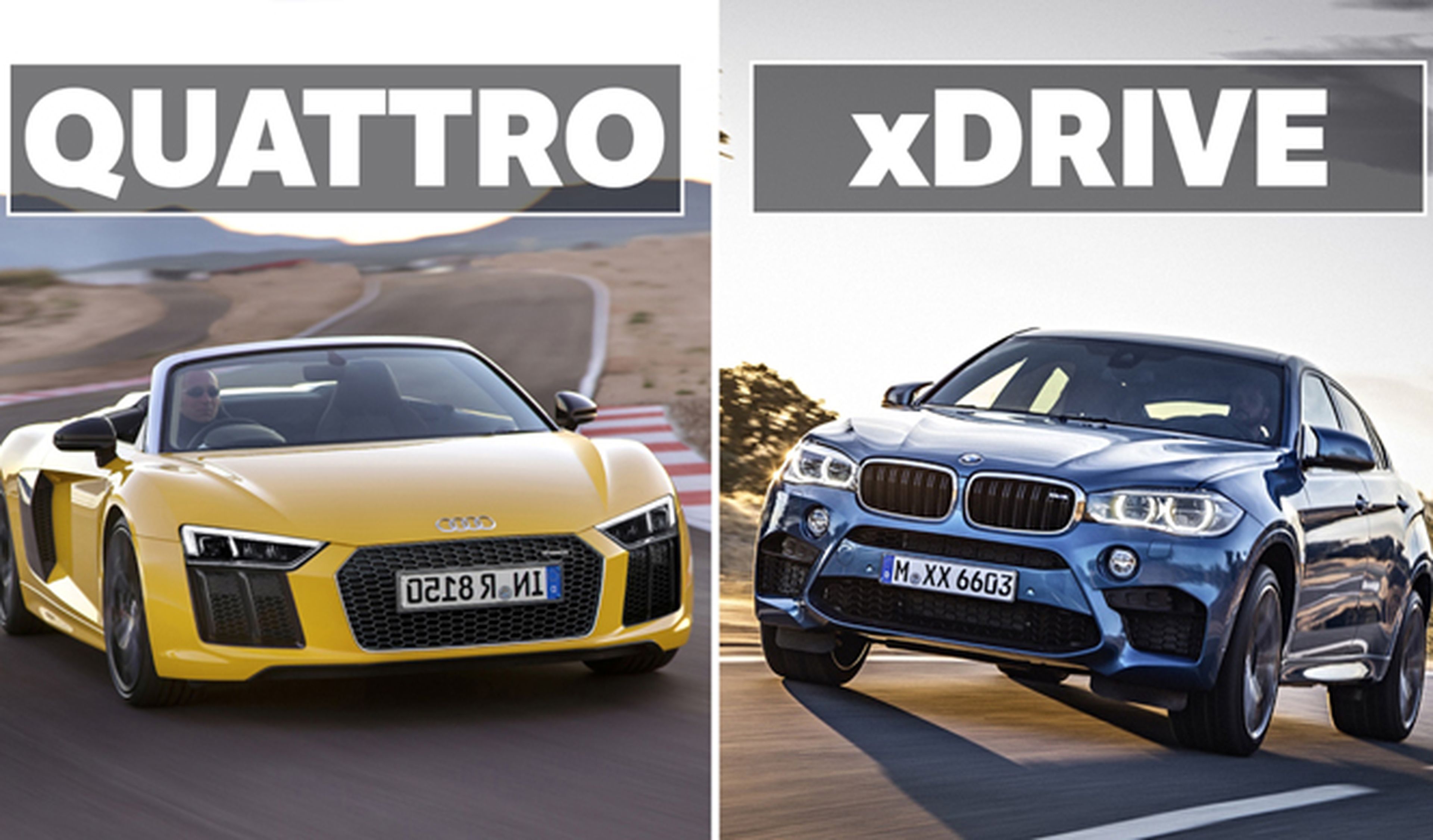 Audi quattro o BMW xDrive, ¿qué sistema es mejor?