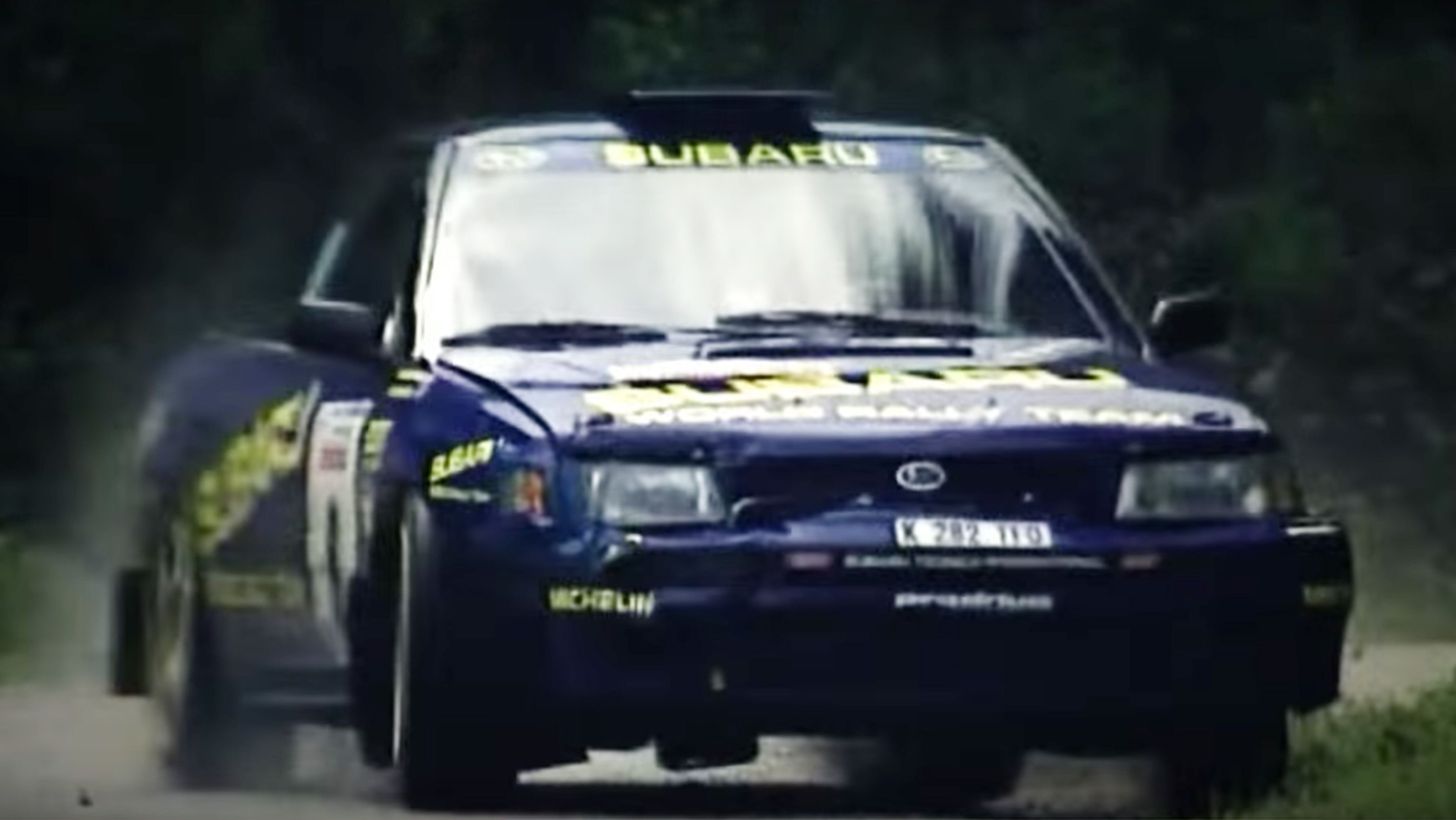 Colin McRae con el Subaru Legacy RS