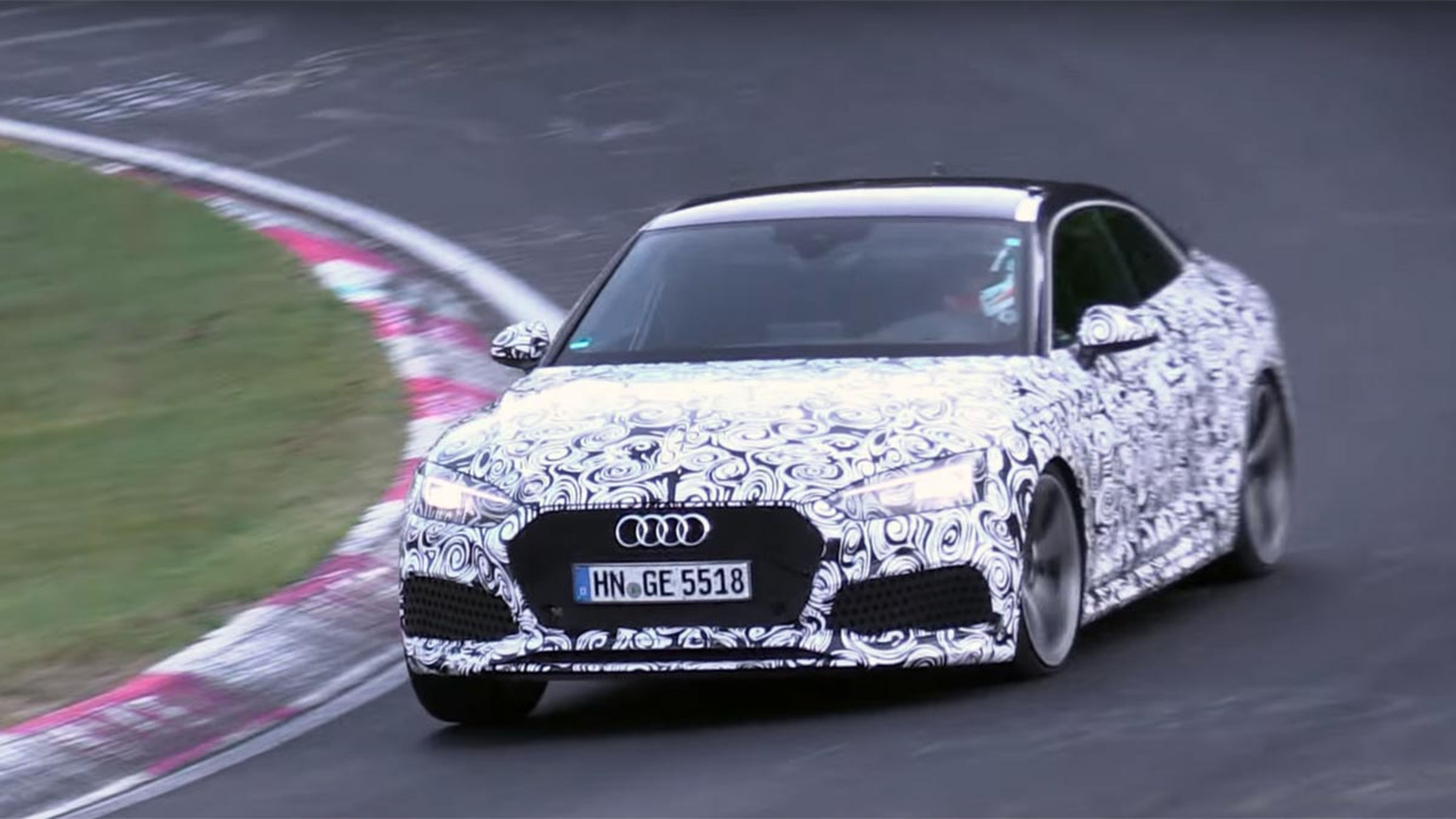 Audi RS5 2017: ¡así suena y se mueve en Nürburgring!