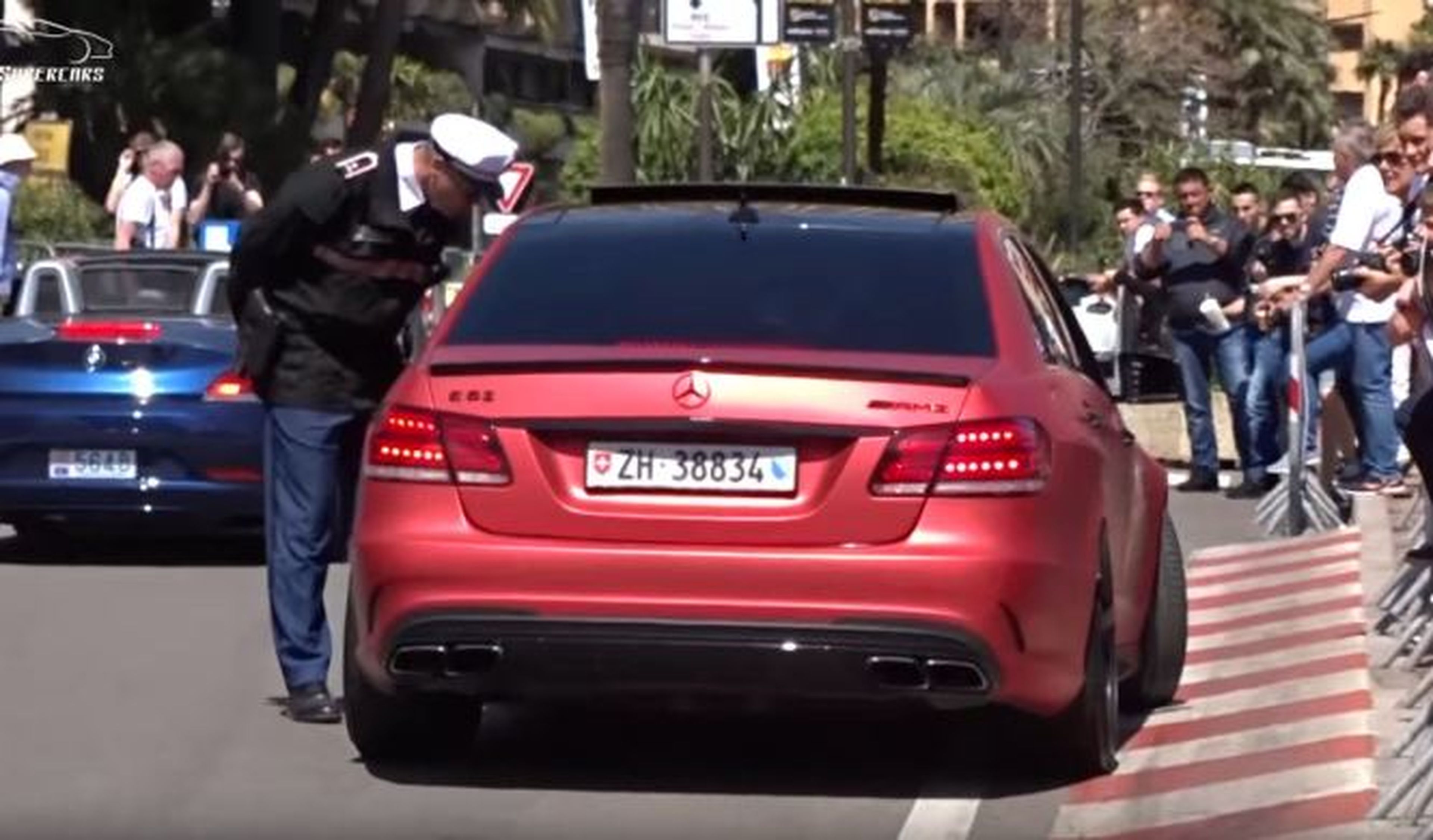 Vídeo: el Mercedes-AMG E63 que la lía en Mónaco