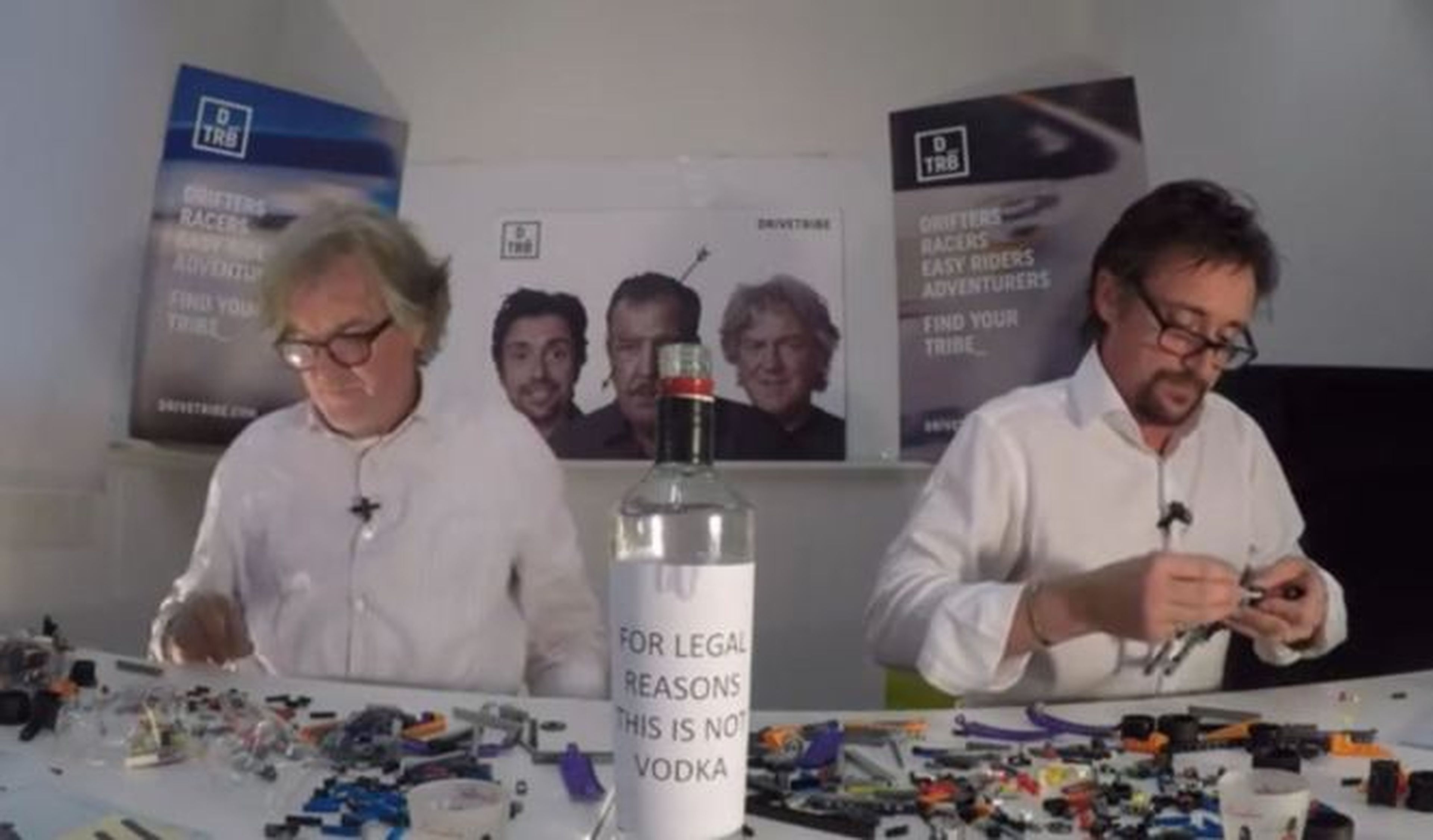 Vídeo: Hammond y May construyen LEGO mientras beben vodka