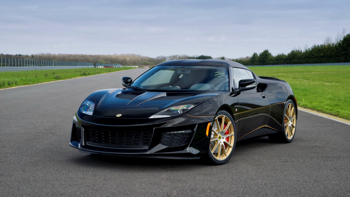 Lotus Evora Sport 410 GP decoración John Player Special