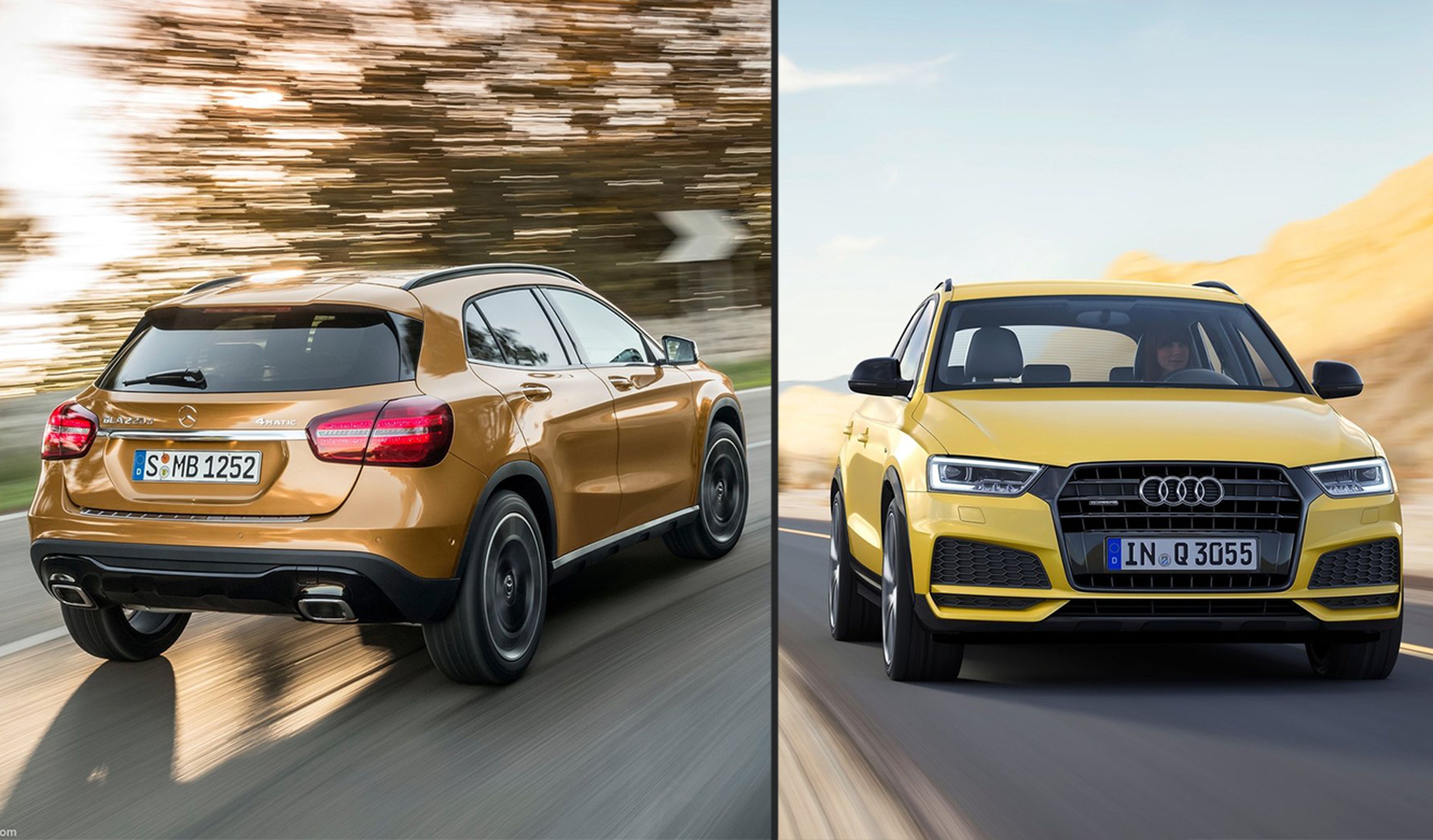 ¿Cuál es mejor, el Mercedes GLA o el Audi Q3?