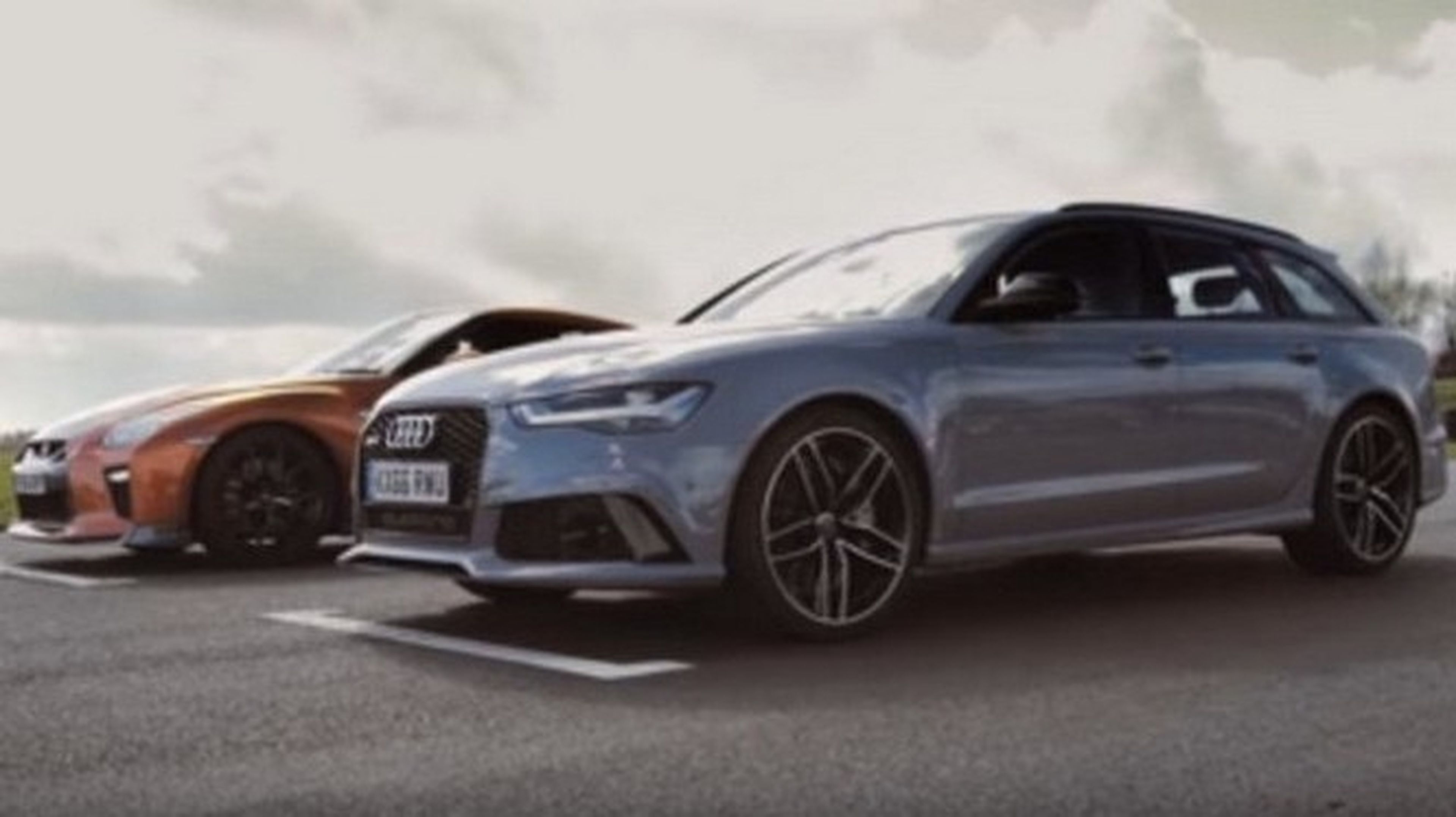 Vídeo: Audi RS6 Avant VS Nissan GT-R