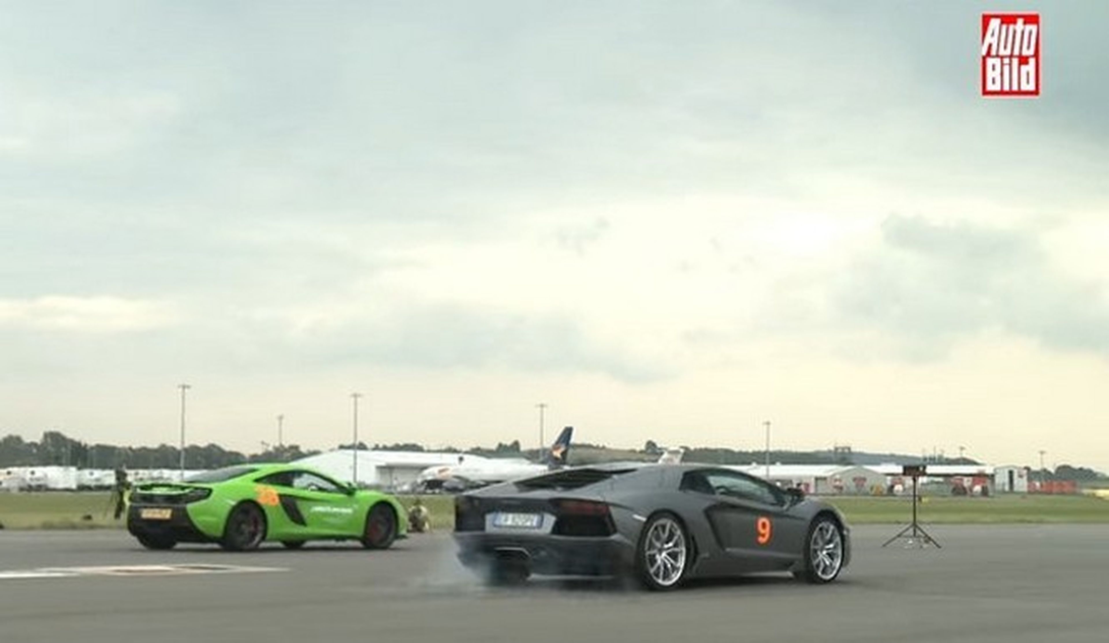 El McLaren 650S y el Lamborghini Aventador cara a cara