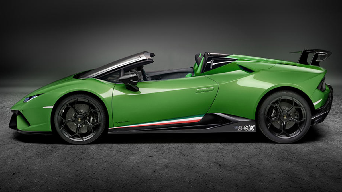 Lamborghini Huracán Performante Spyder cazado sin camuflaje -