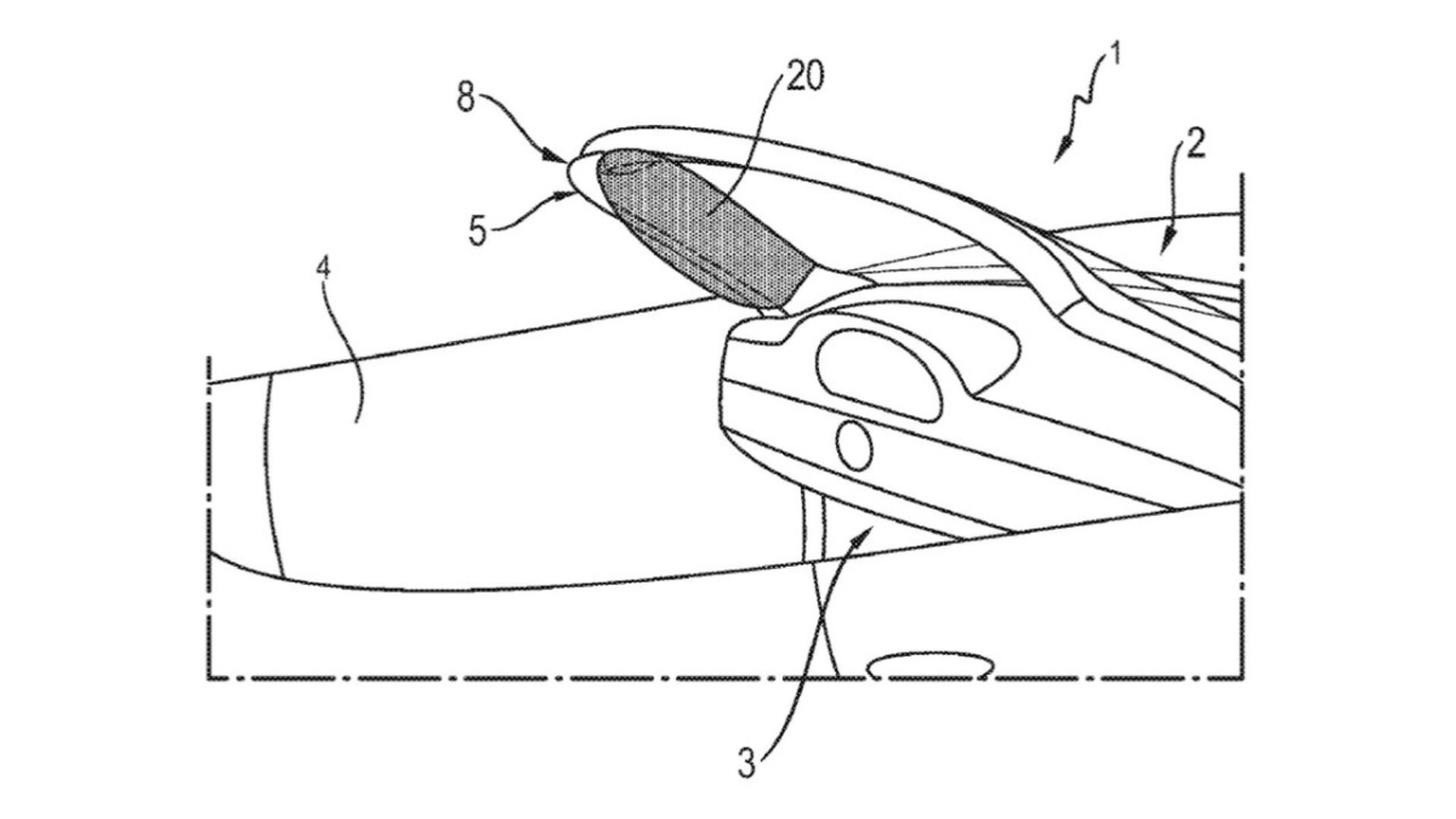 Porsche patente airbag descapotables