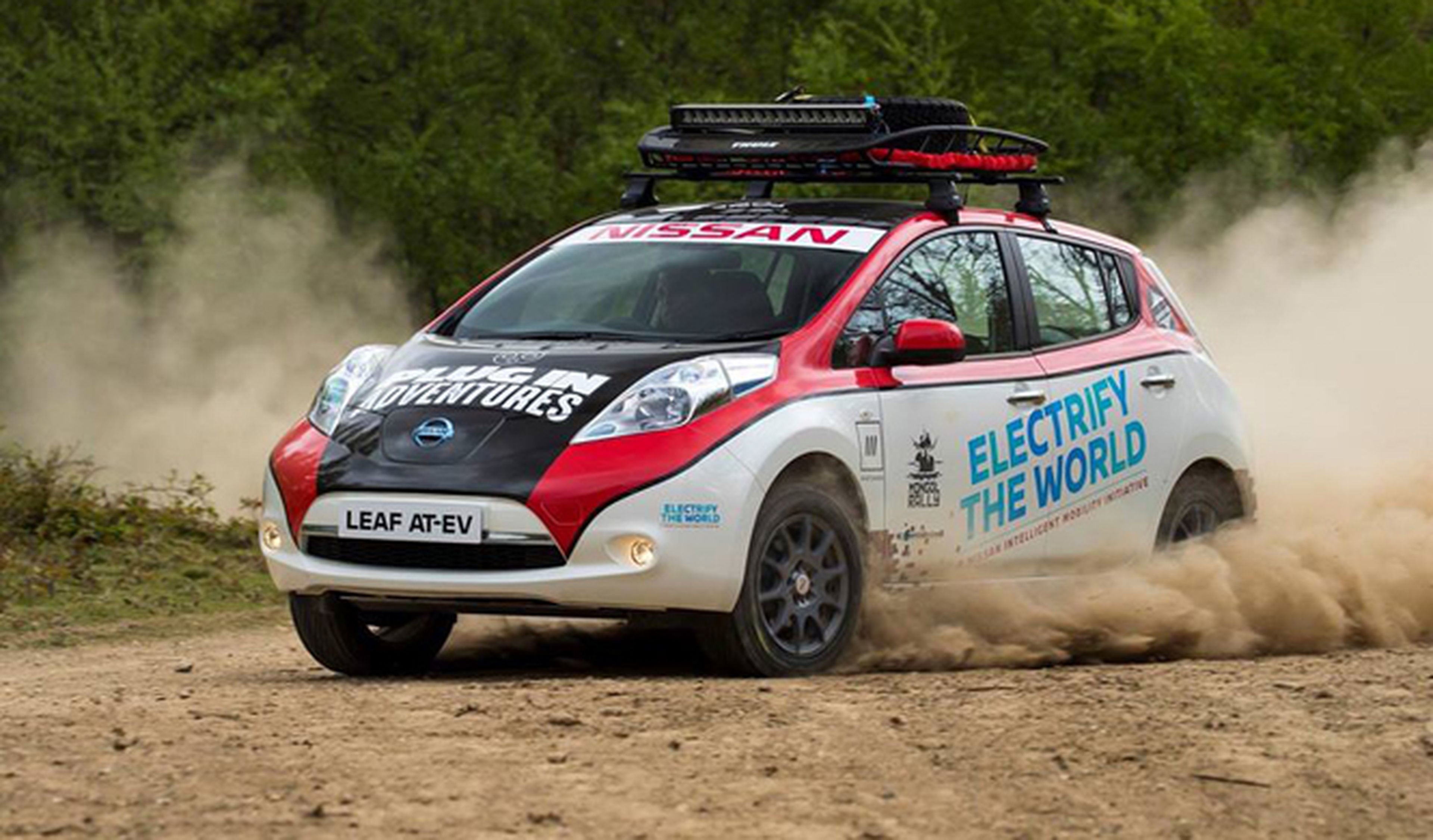 Un Nissan Leaf para correr un rally de 16.000 km