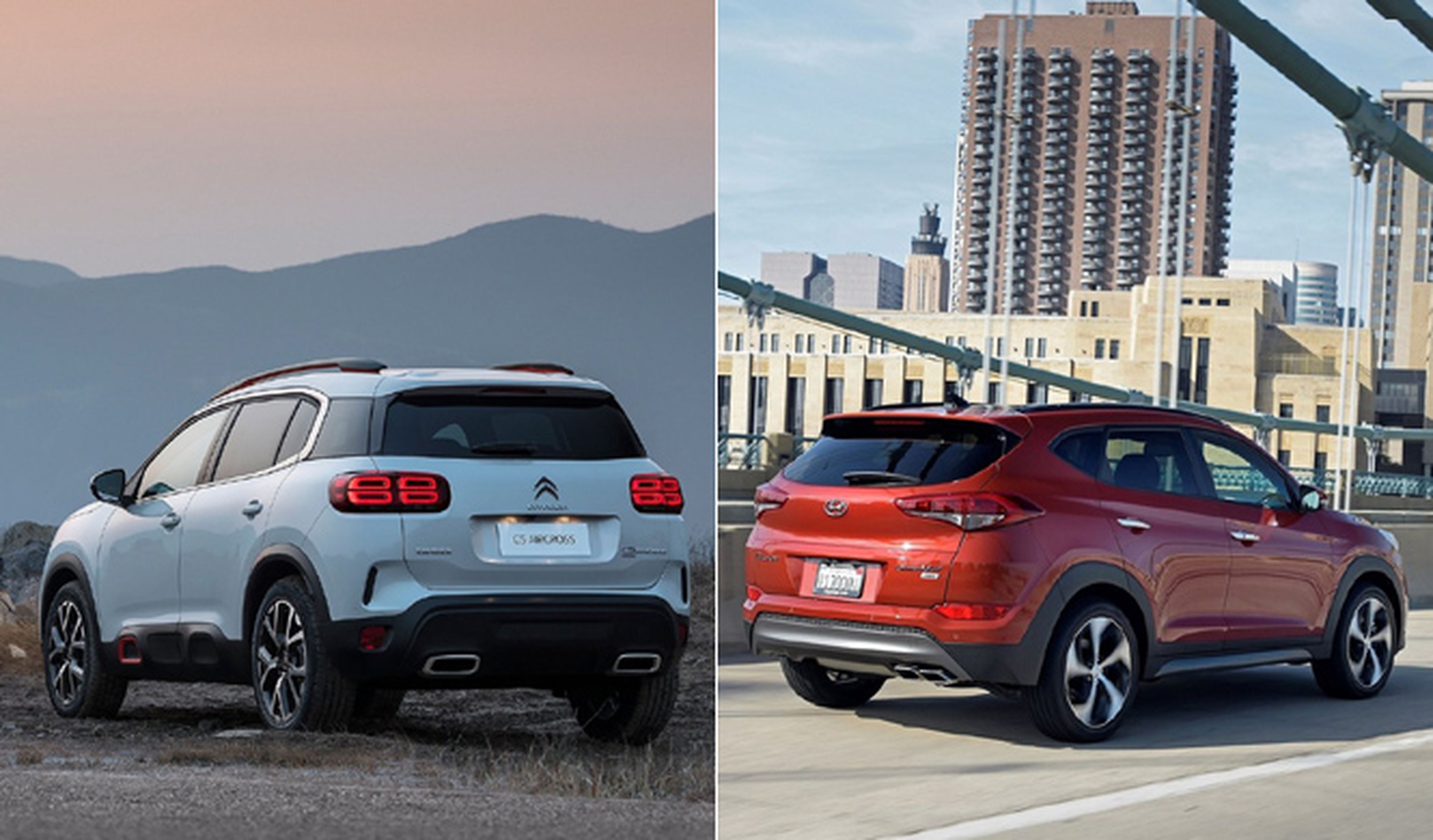 ¿Cuál es mejor, Citroën C5 Aircross o Hyundai Tucson?