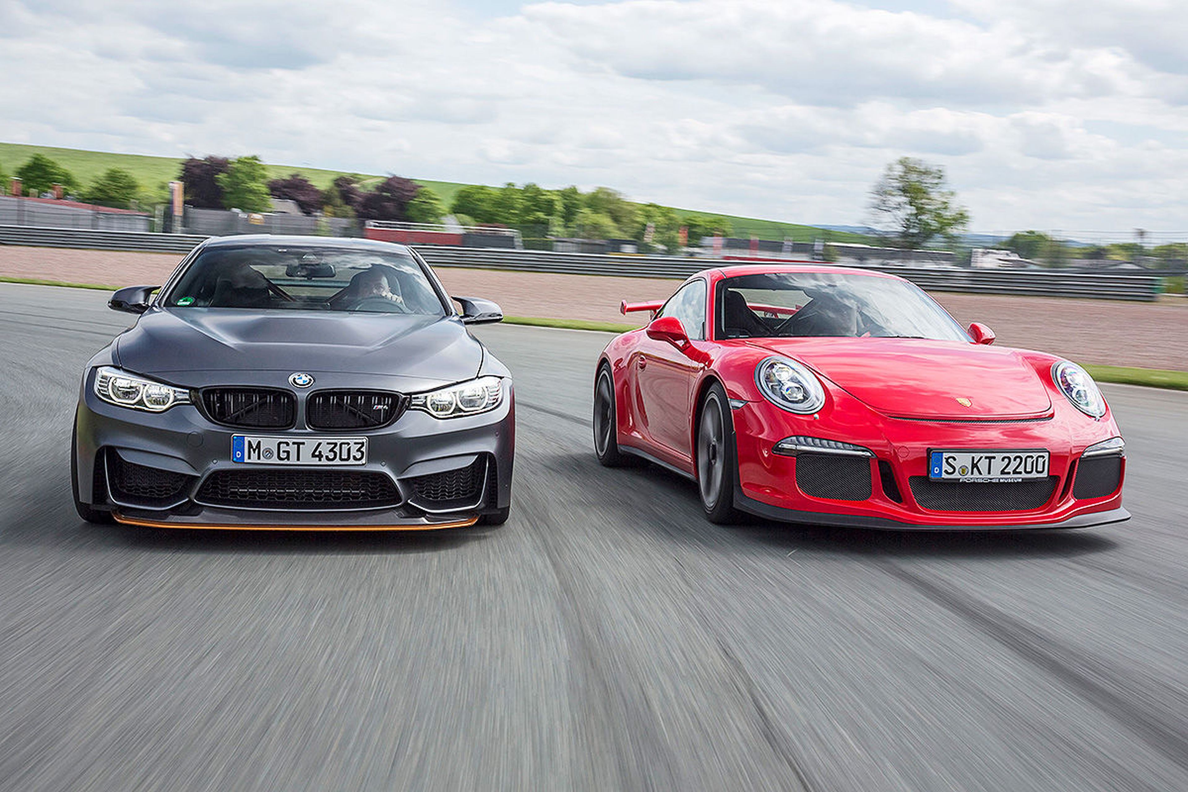 Cara a cara: BMW M4 GTS vs Porsche 911 GT3
