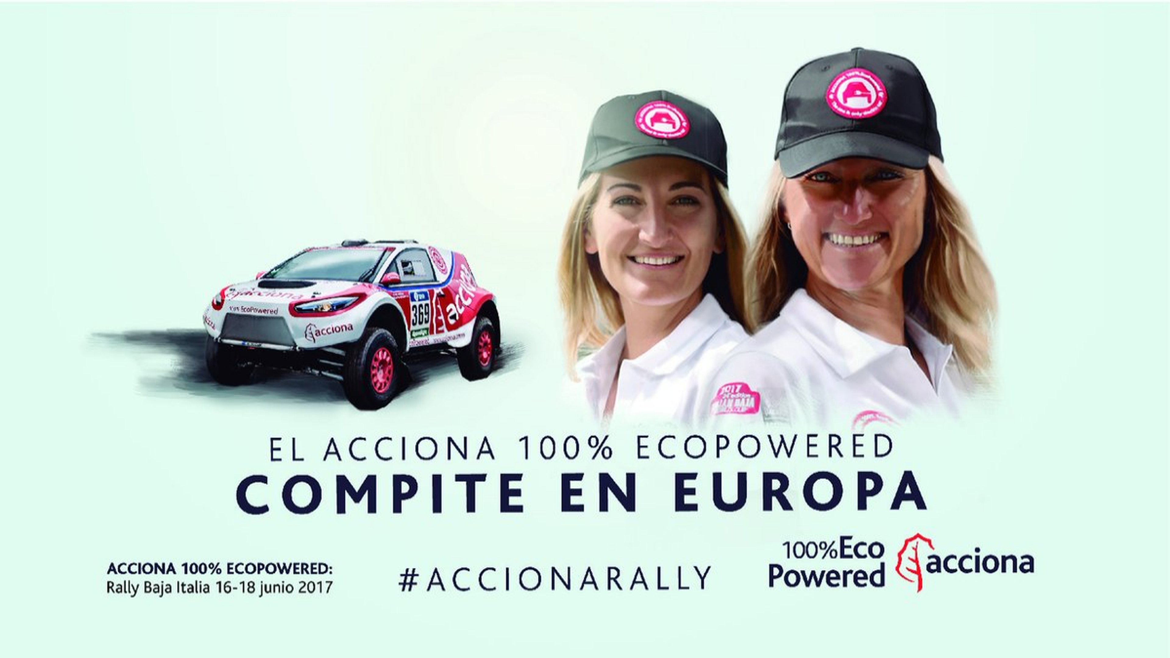 El coche eléctrico de Acciona participará en la Baja Italia